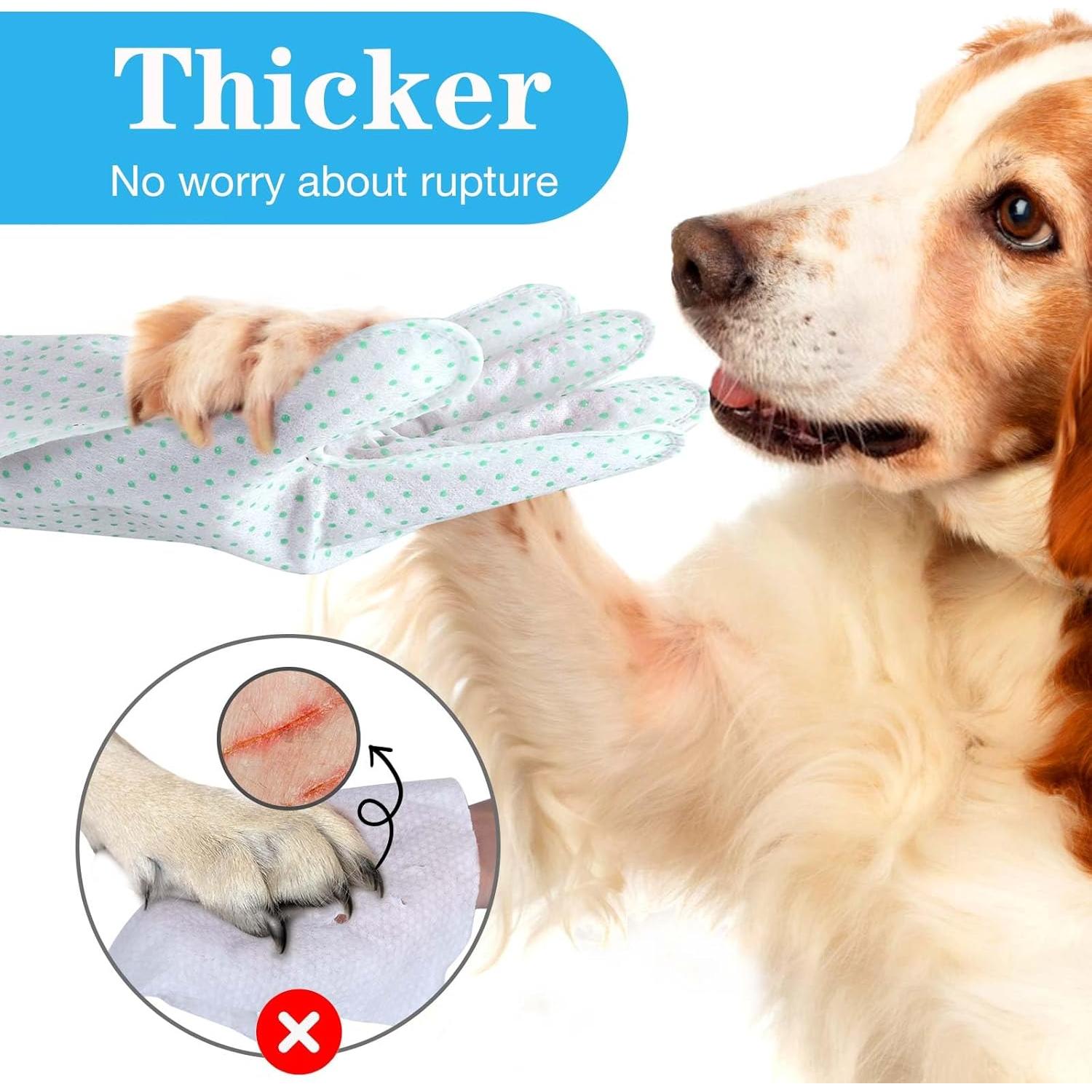 Guantes de Limpieza para Mascotas ALWZ-RDY 15 Pcs Desodorantes