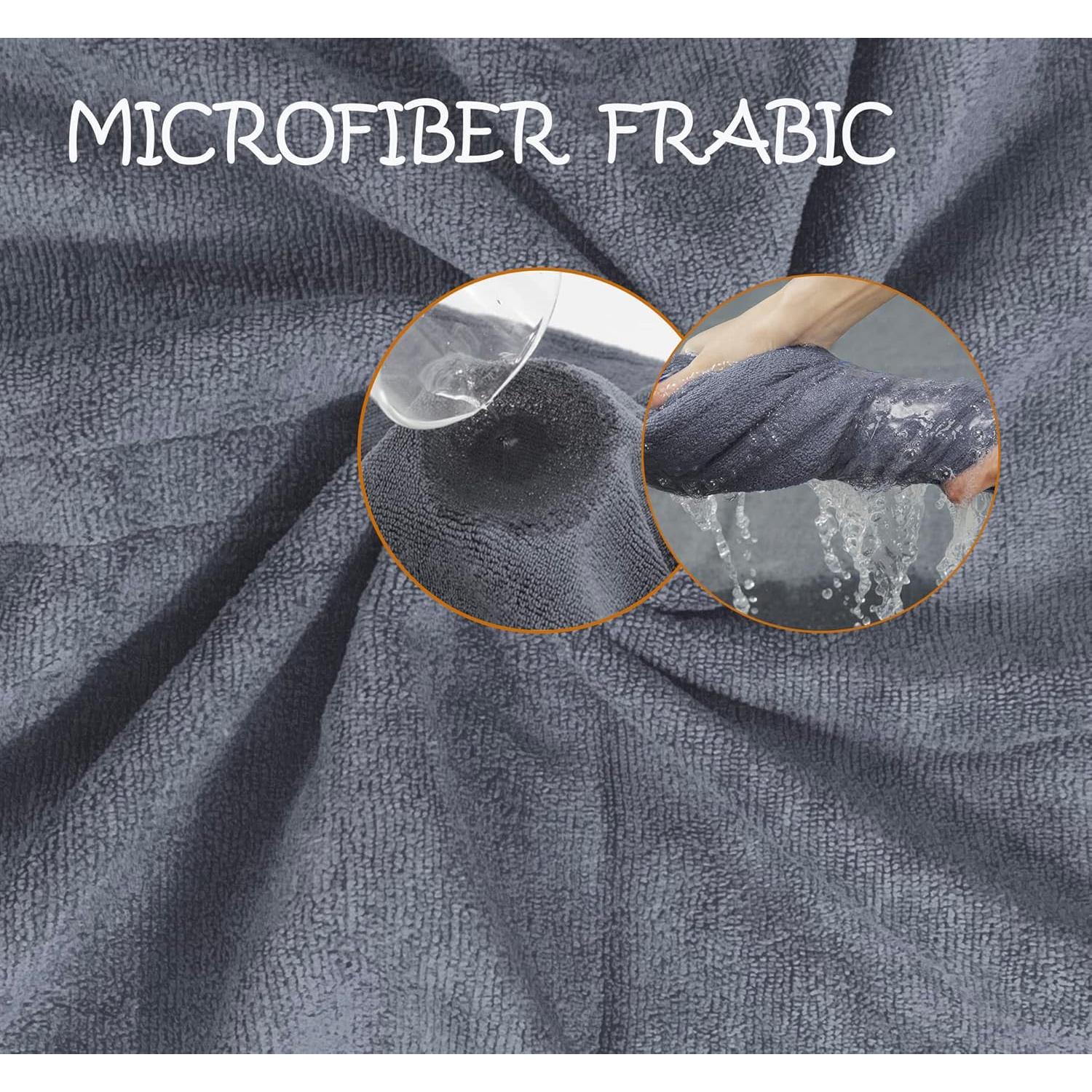 Abrigo Secador para Perros HhiMyOct Microfibra Gris Mediano