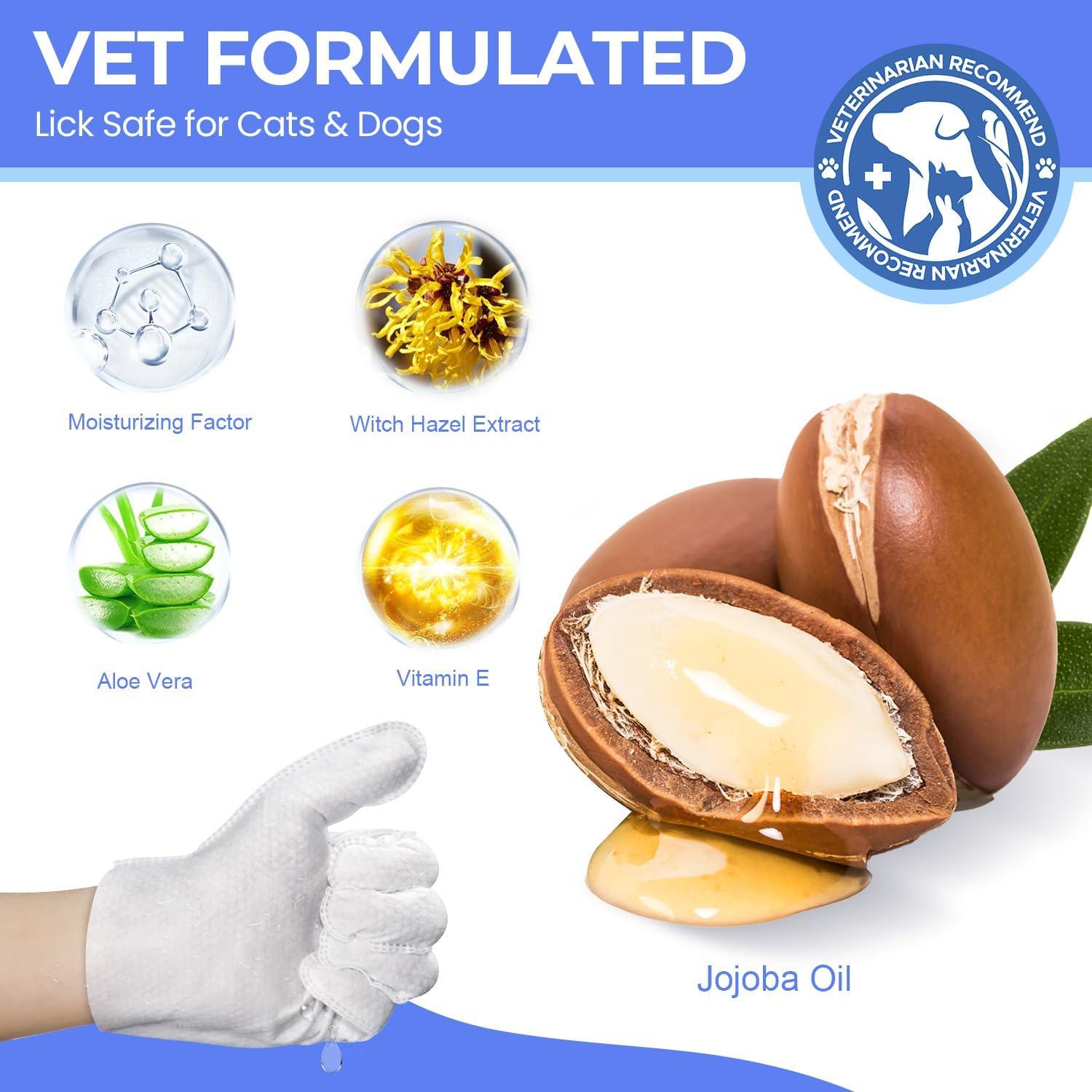 Toallitas de limpieza para mascotas PUPMATE 24 pcs hipoalergénicas