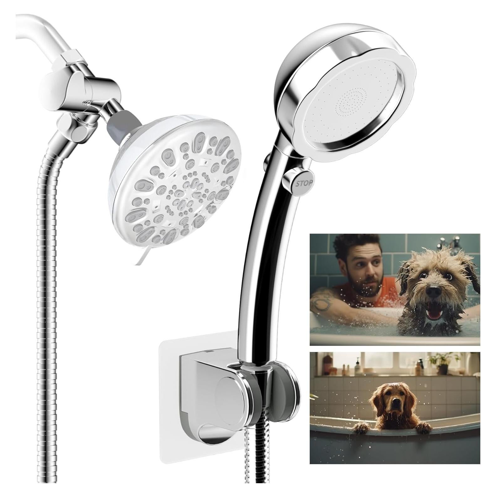 Rociador de Ducha para Perros Hibbent con Manguera 302.3 cm