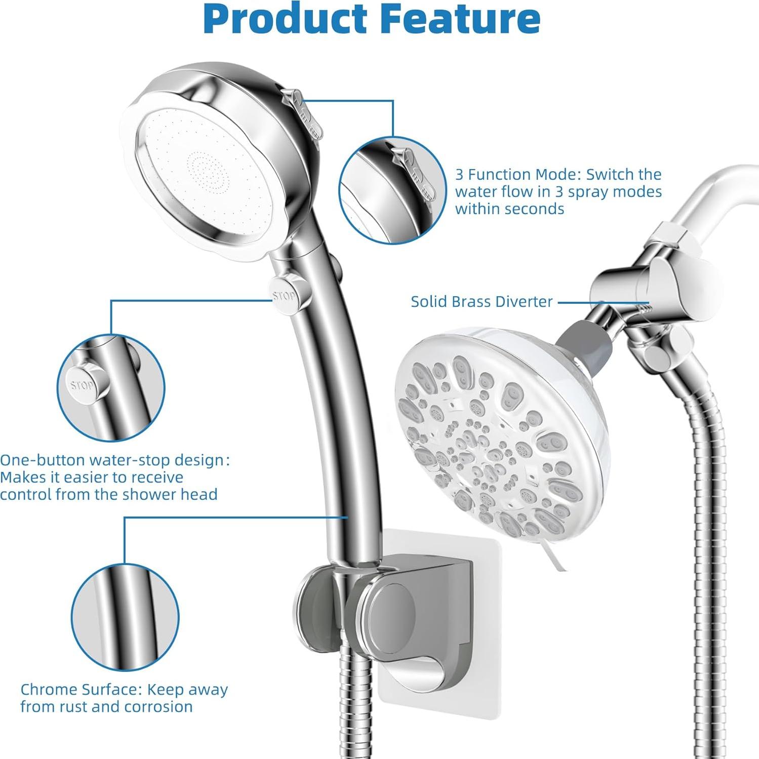 Rociador de Ducha para Perros Hibbent con Manguera 302.3 cm