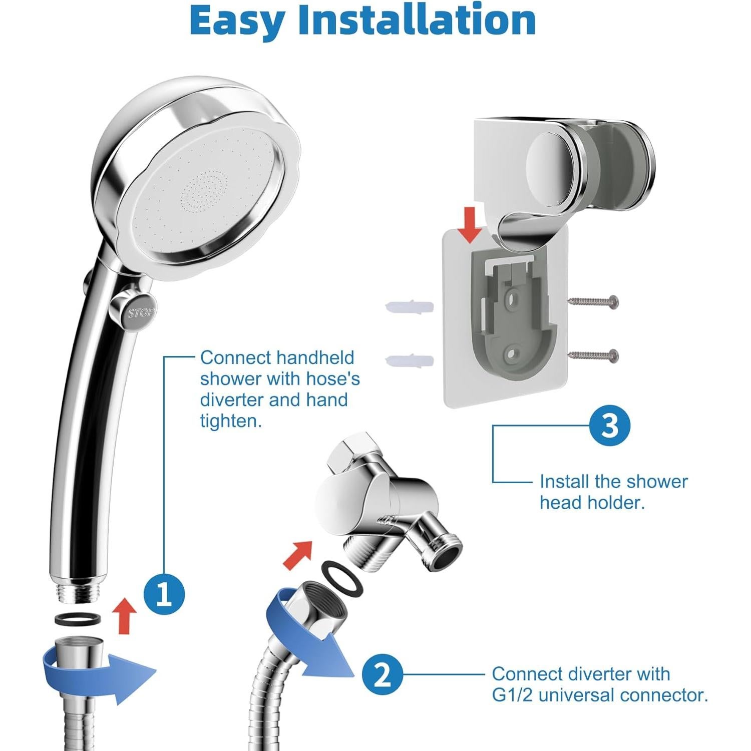 Rociador de Ducha para Perros Hibbent con Manguera 302.3 cm