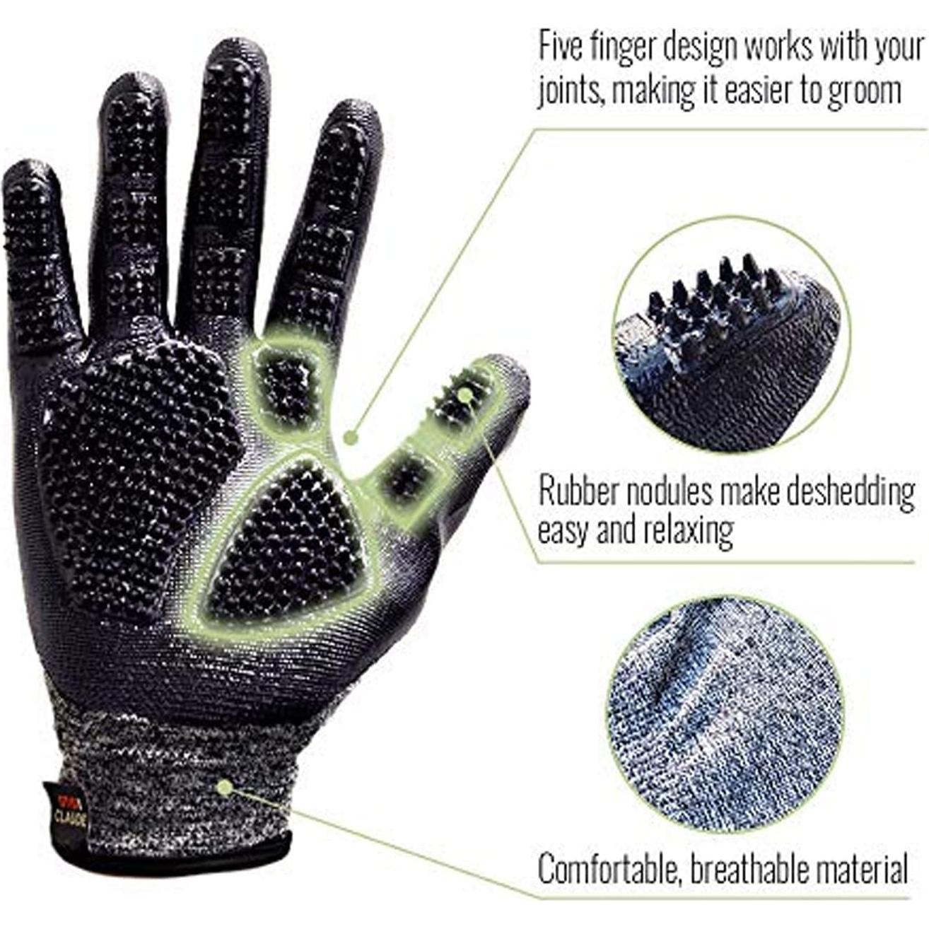 Guantes de Aseo para Mascotas Otis y Claude - Talla Única