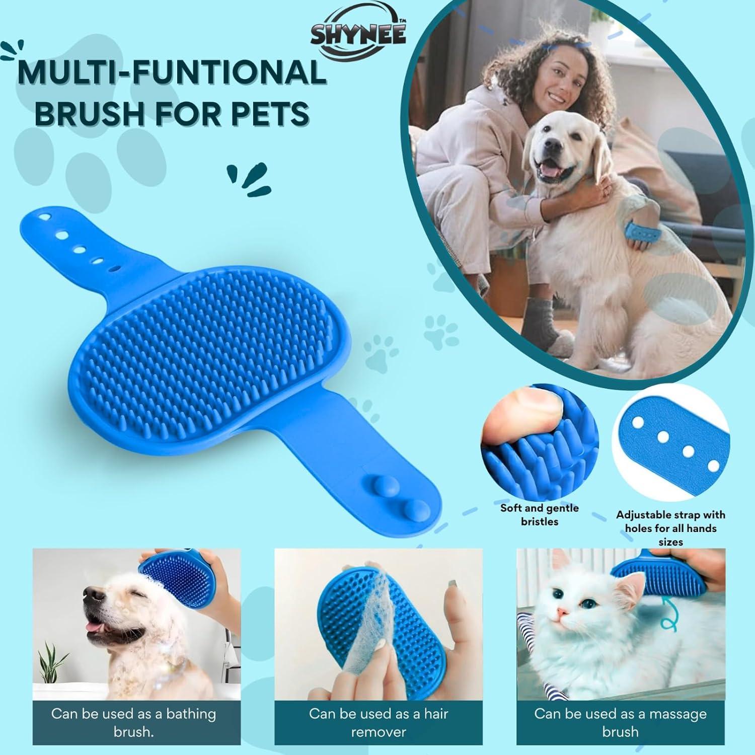 Kit de Aseo para Perros 8 Piezas SHYNEE - Cepillo y Guantes