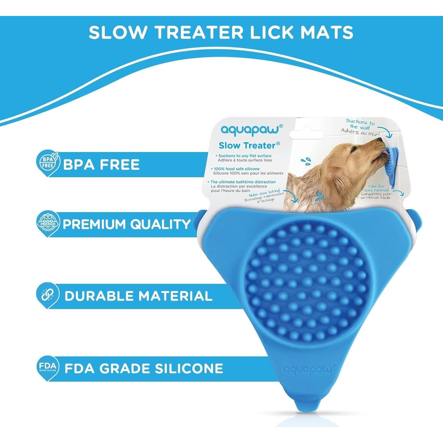 Alfombrilla Antideslizante Aquapaw para Perros y Gatos - Azul