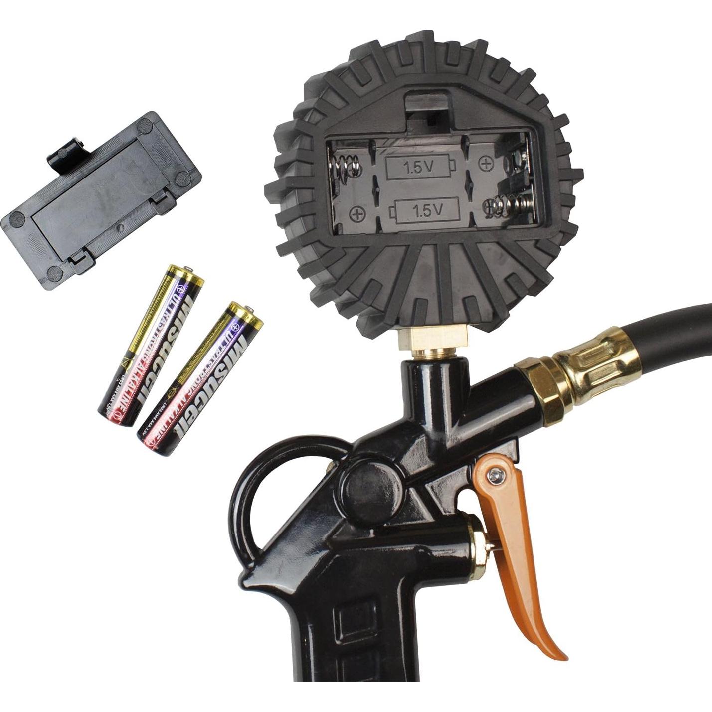 Inflador de Neumáticos Digital Freeman FATDTI con Manómetro