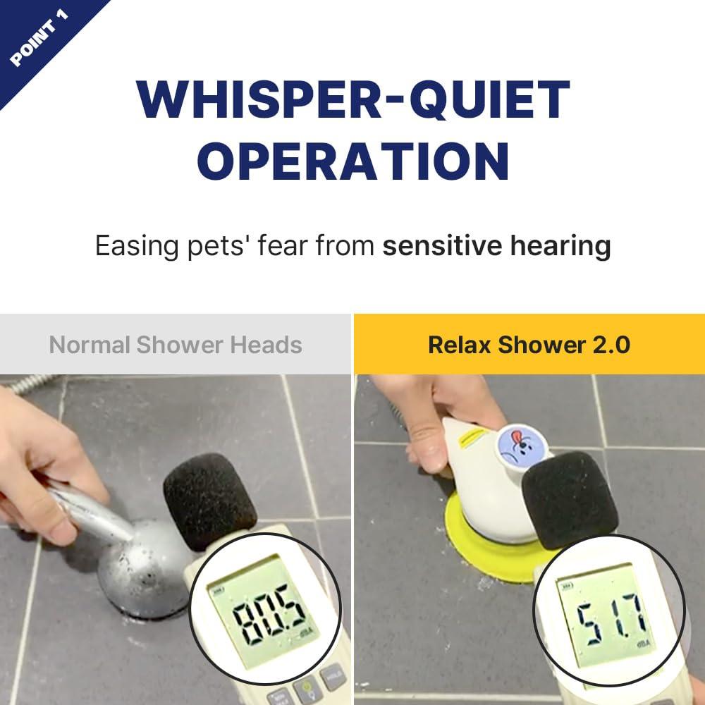 Cepillo de Aseo para Mascotas BMSMILE con Ducha y Masaje