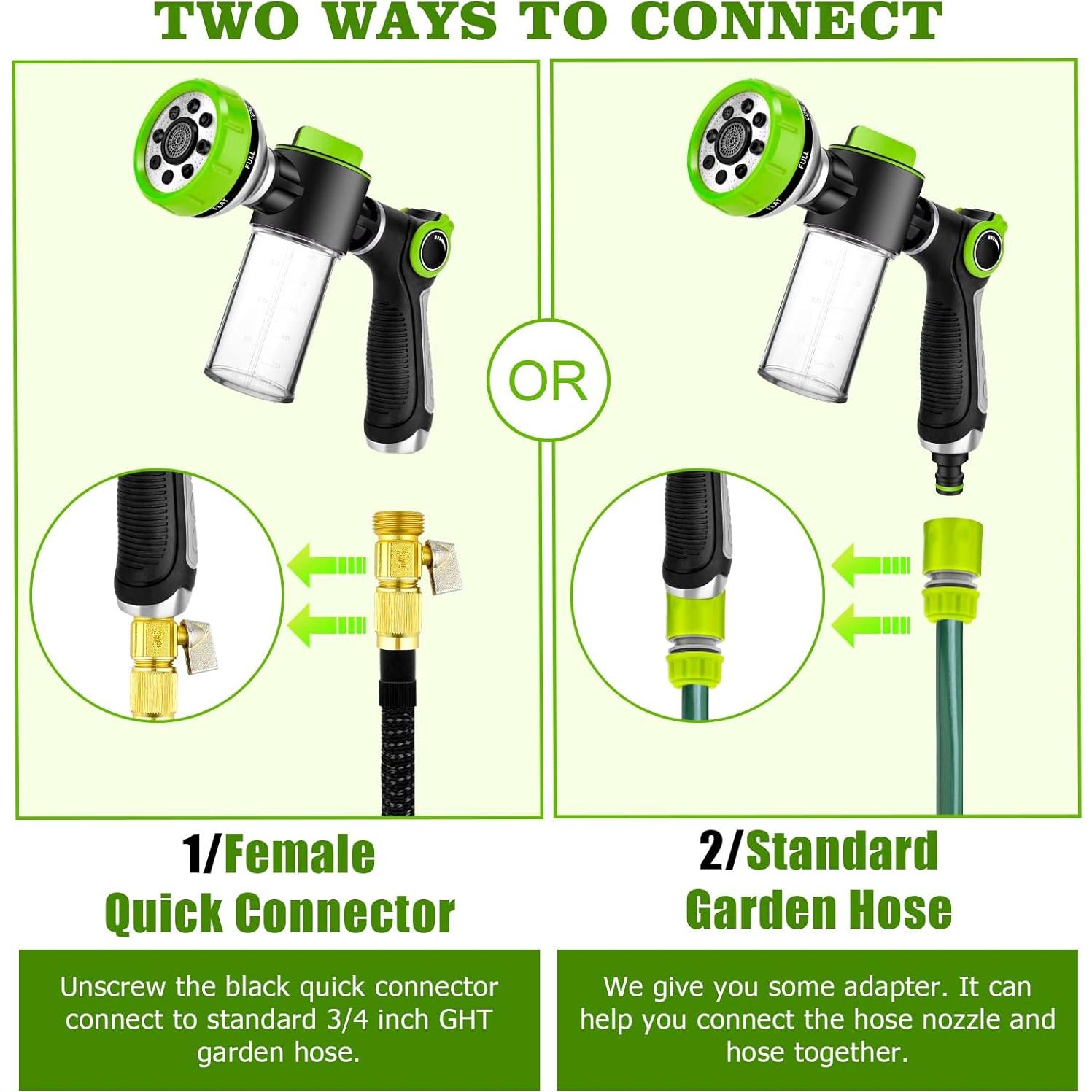 Accesorio de Manguera para Lavado de Perros YCCOKJJ Verde