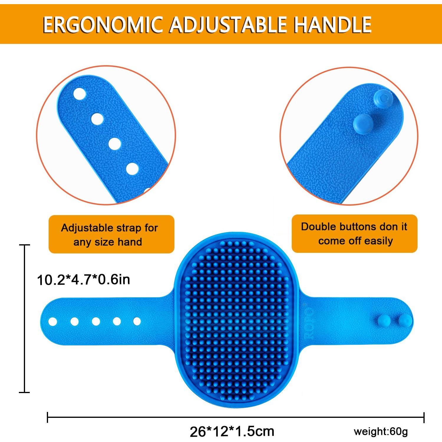 Cepillo de Aseo para Perros ROPO con Mango Ajustable 2pcs