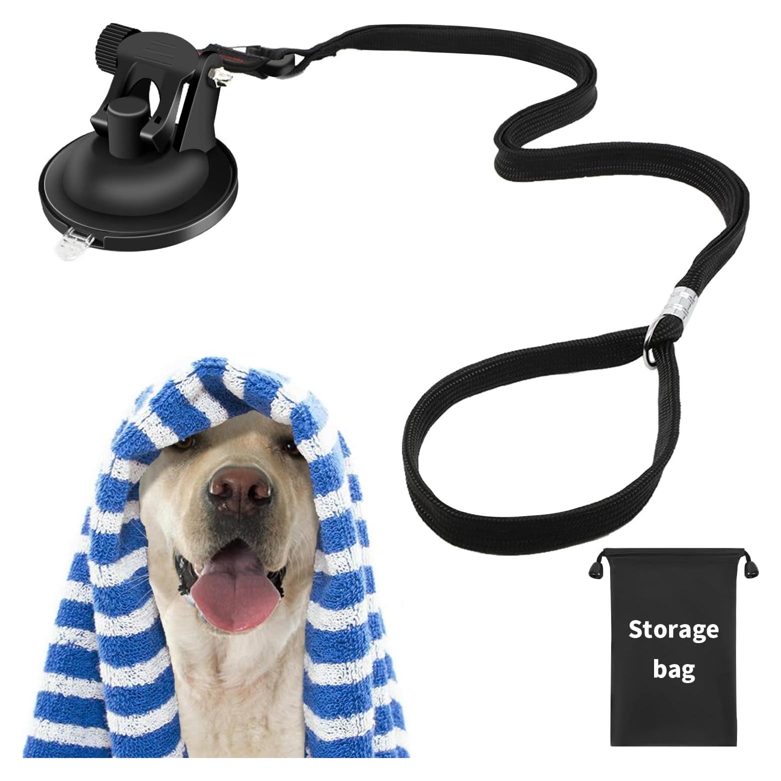 Correa de Baño para Perros WEYASIU con Ventosa Fuerte