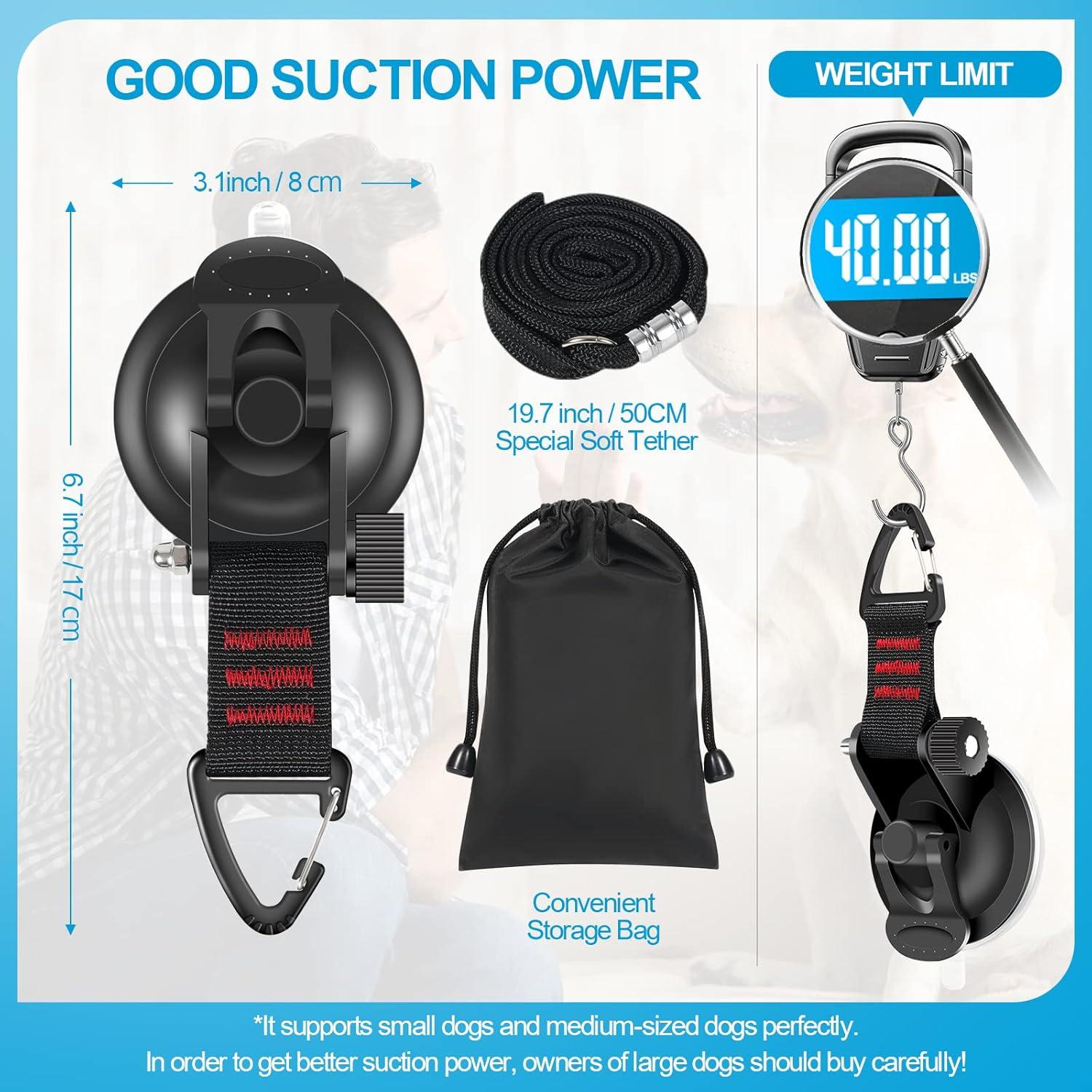 Correa de Baño para Perros WEYASIU con Ventosa Fuerte