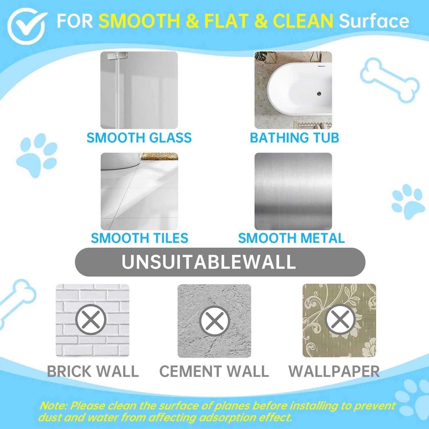 HLOGREE Ventosa de Baño para Perros Grandes hasta 118 kg