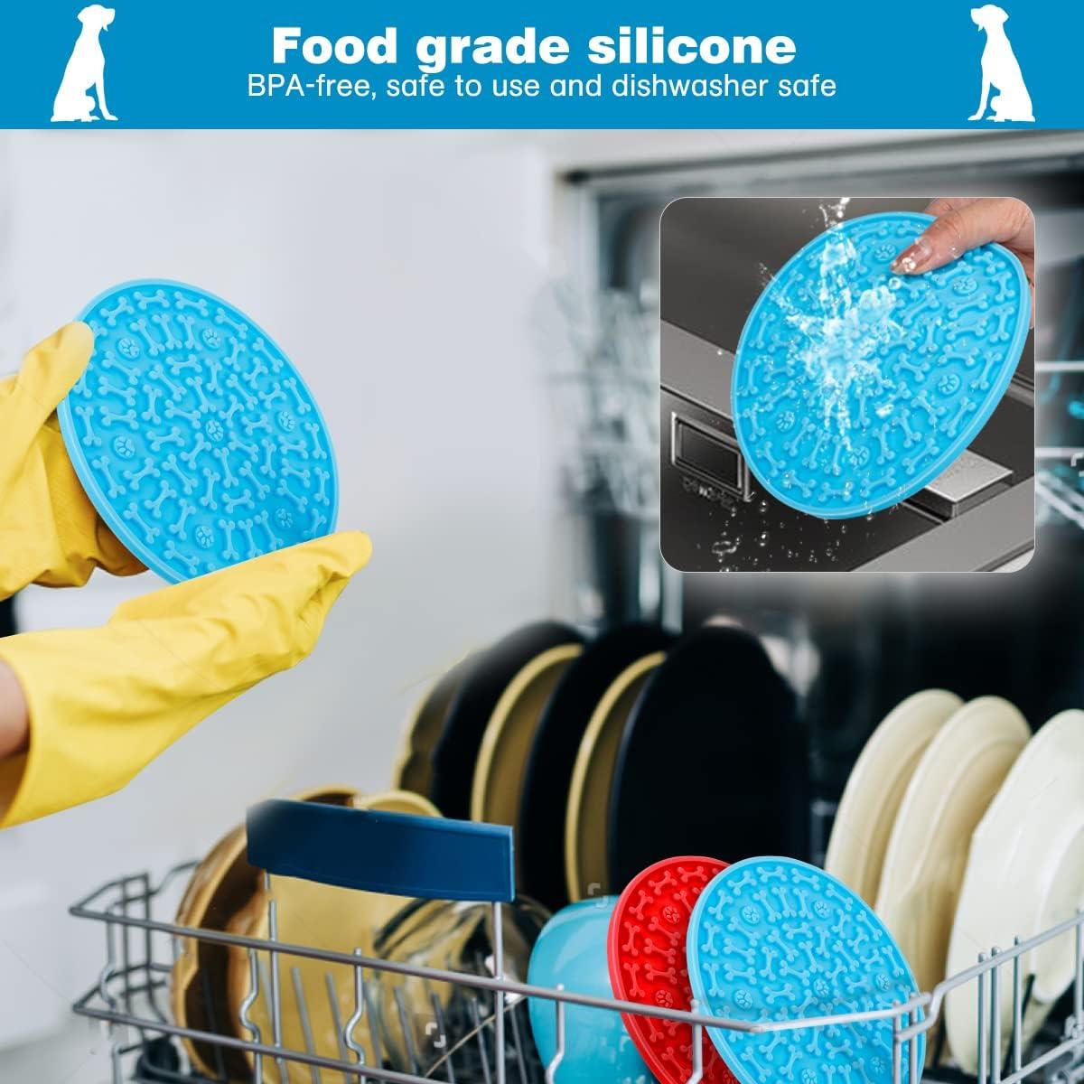 Alfombrilla de Lamer para Perros MooonGem - Silicona 2 Piezas