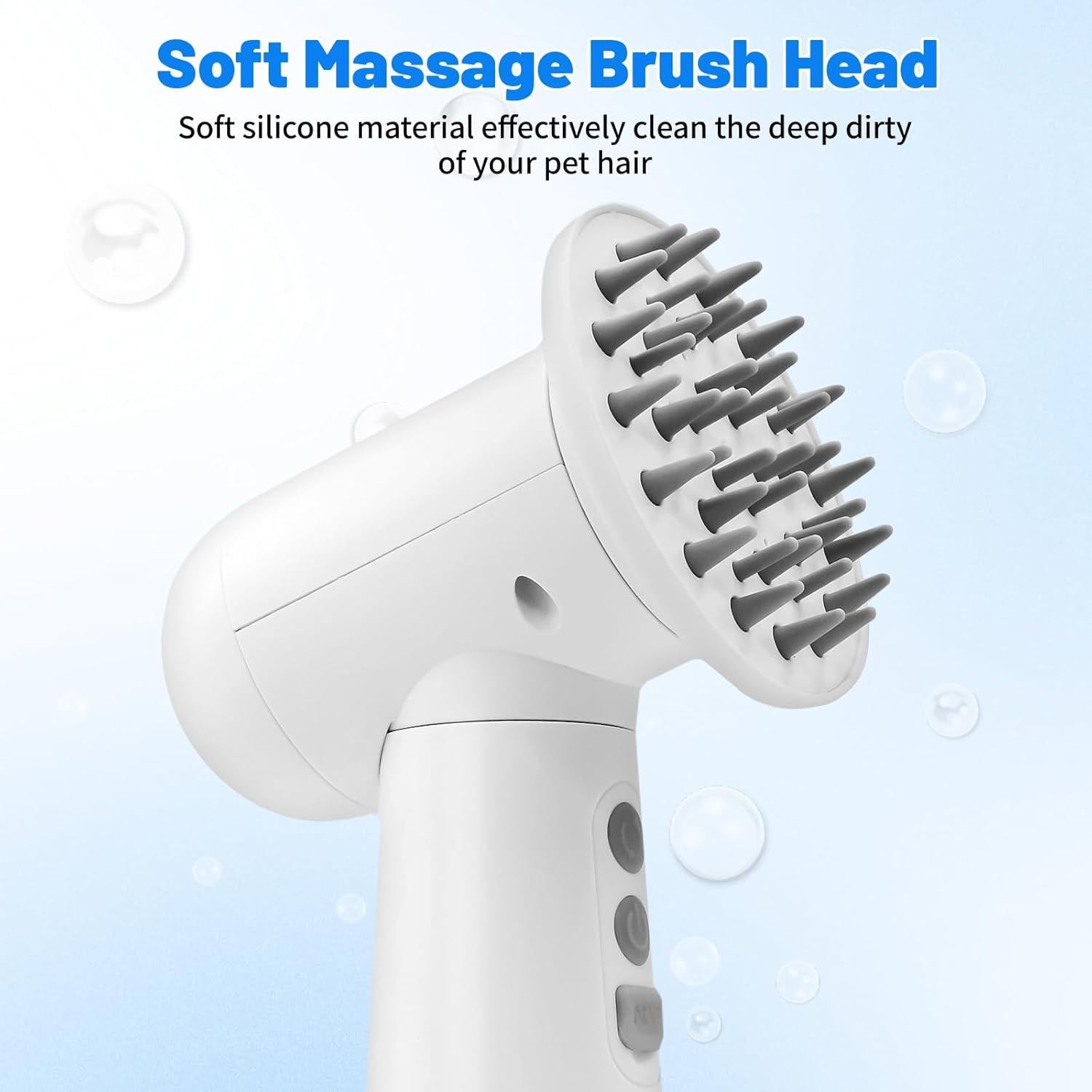 Dispensador de Champú Eléctrico para Perros HS003 - Masaje y Espuma