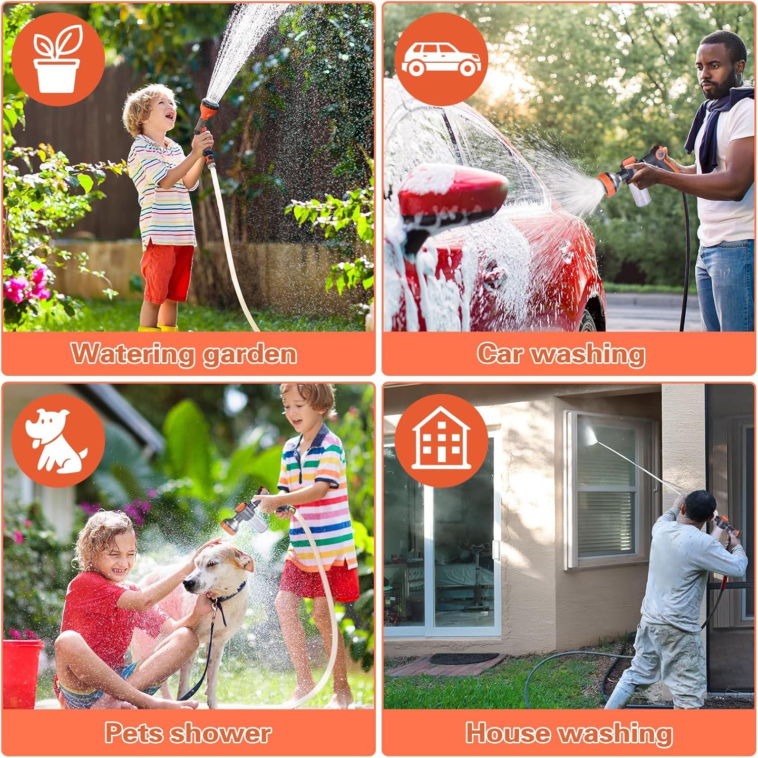 Boquilla de Manguera EVILTO para Baño de Perros 8 en 1