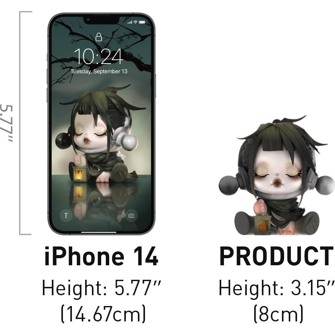 Figura Coleccionable POP MART Skullpanda Caja Ciega 7,99 cm