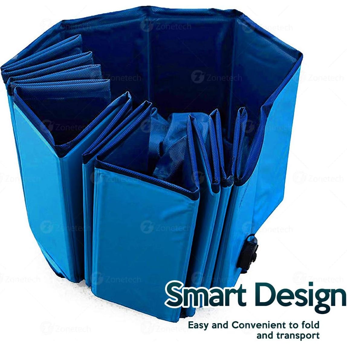 Piscina Plegable Zona Tech para Mascotas y Niños 10L