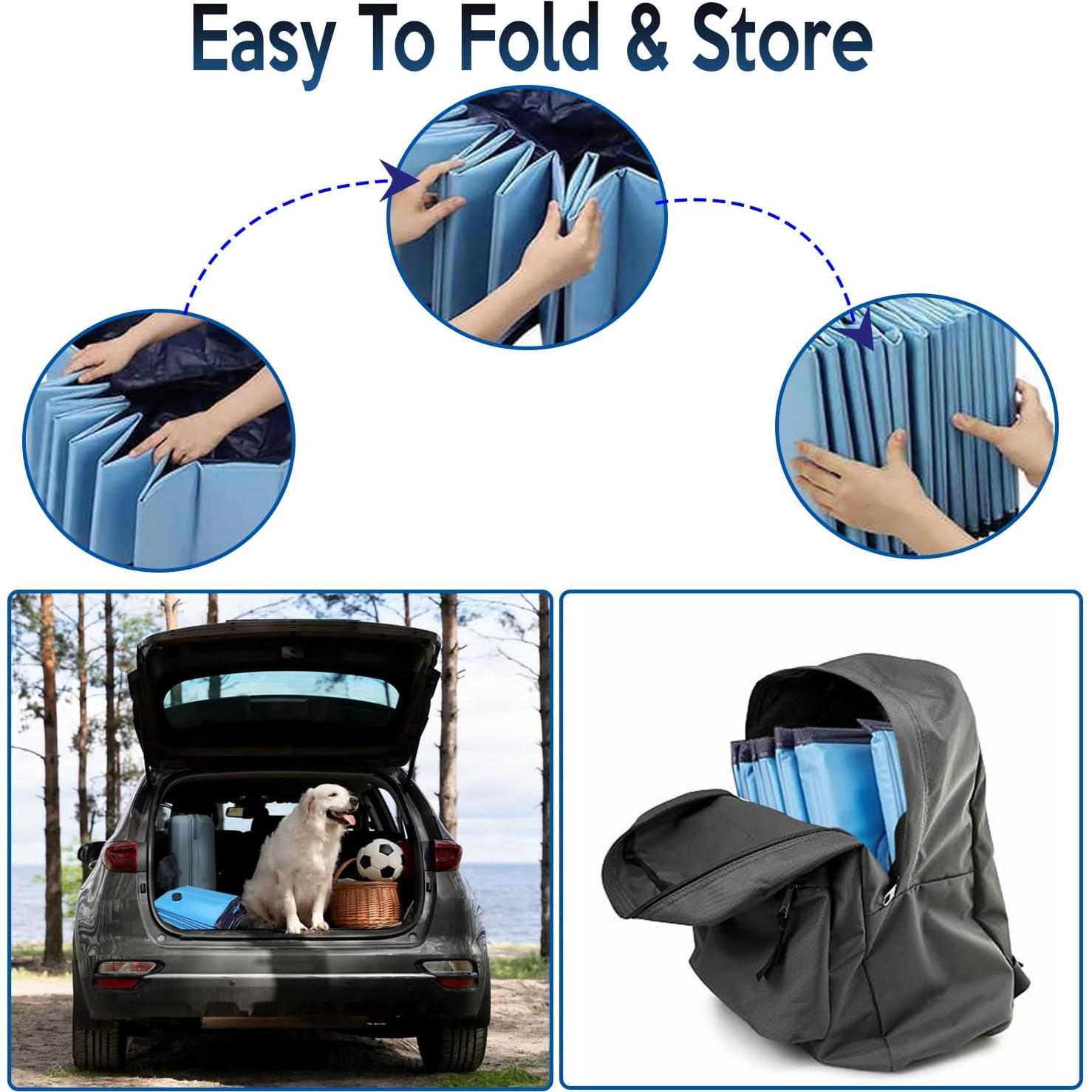 Piscina Plegable Zona Tech para Mascotas y Niños 10L