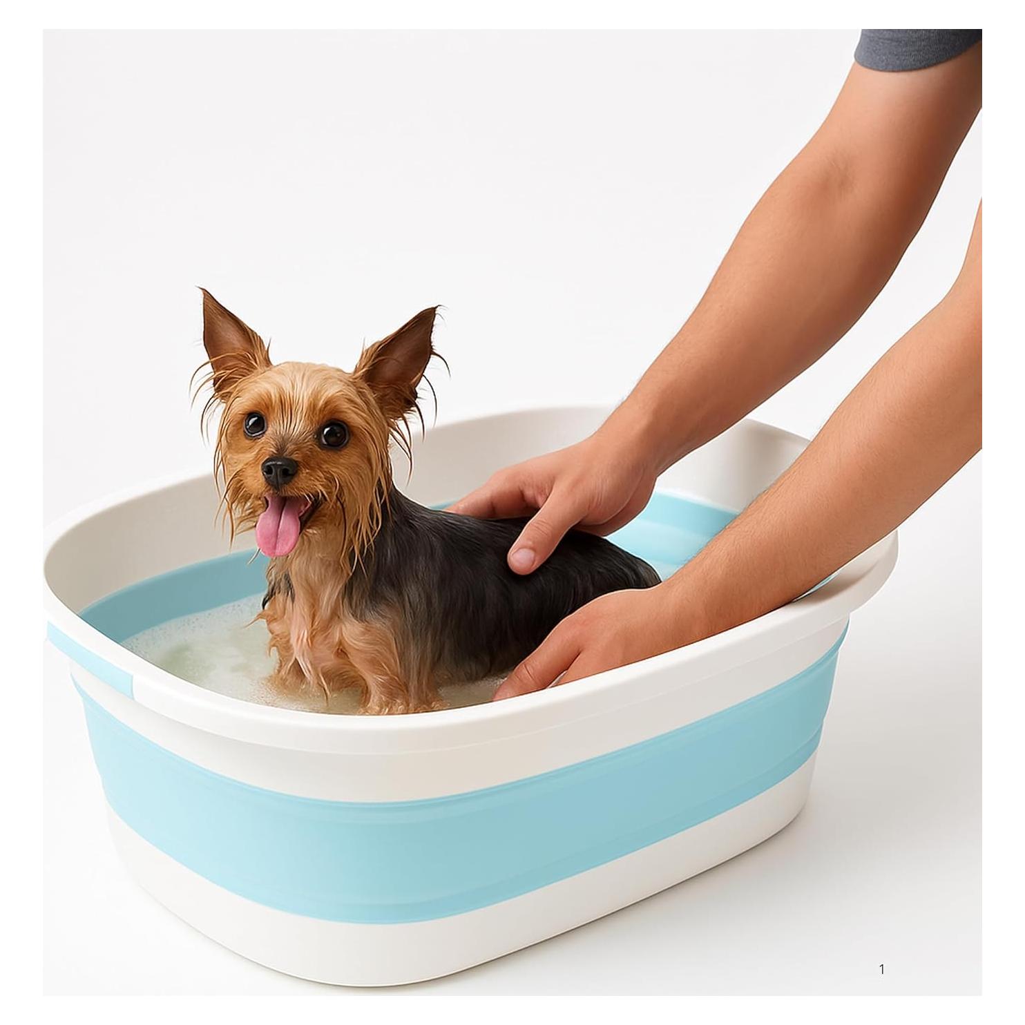 Bañera Colapsable para Perros Smoochie 61.5x40.6cm 2 en 1