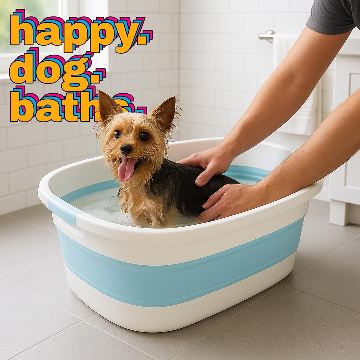 Bañera Colapsable para Perros Smoochie 61.5x40.6cm 2 en 1