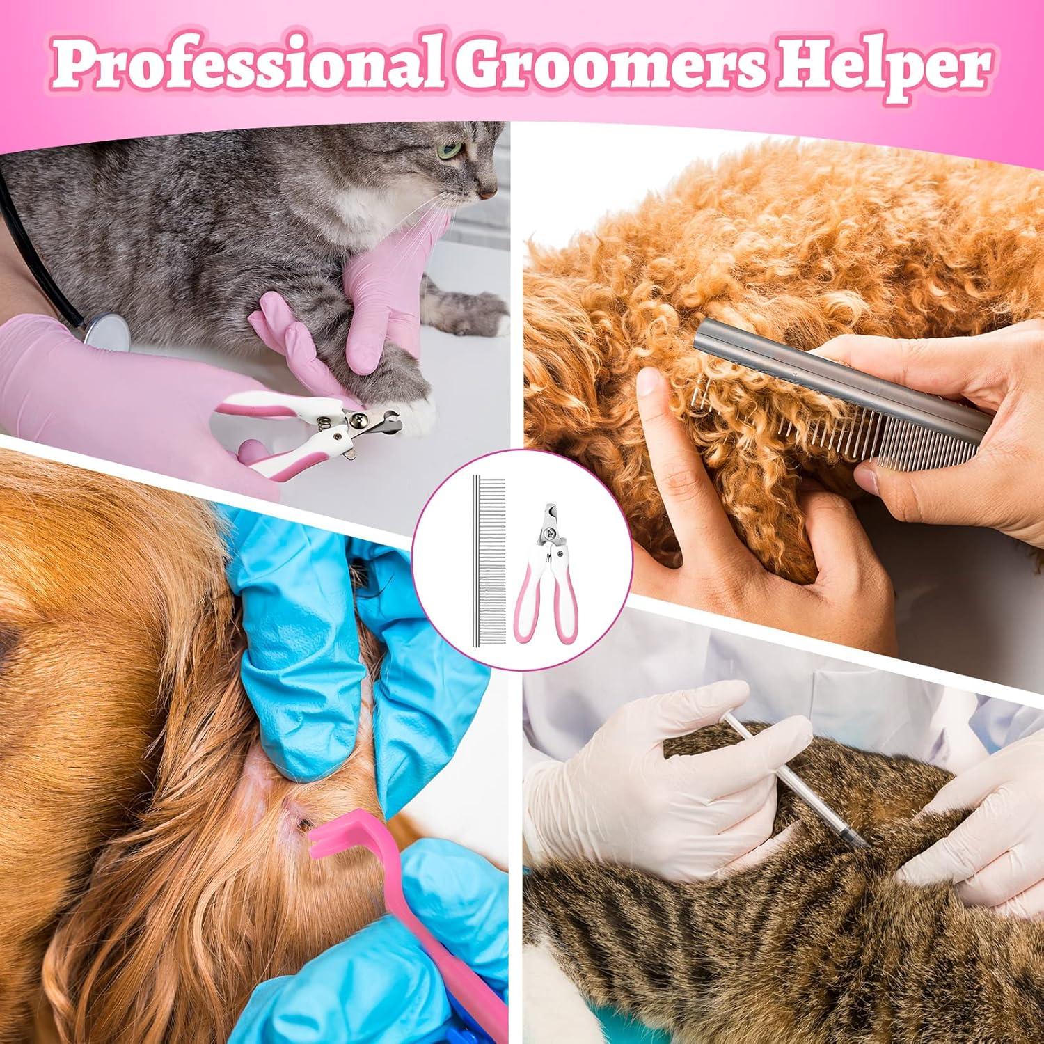 Hamaca de Aseo para Mascotas Ferraycle 14 en 1 Rosa