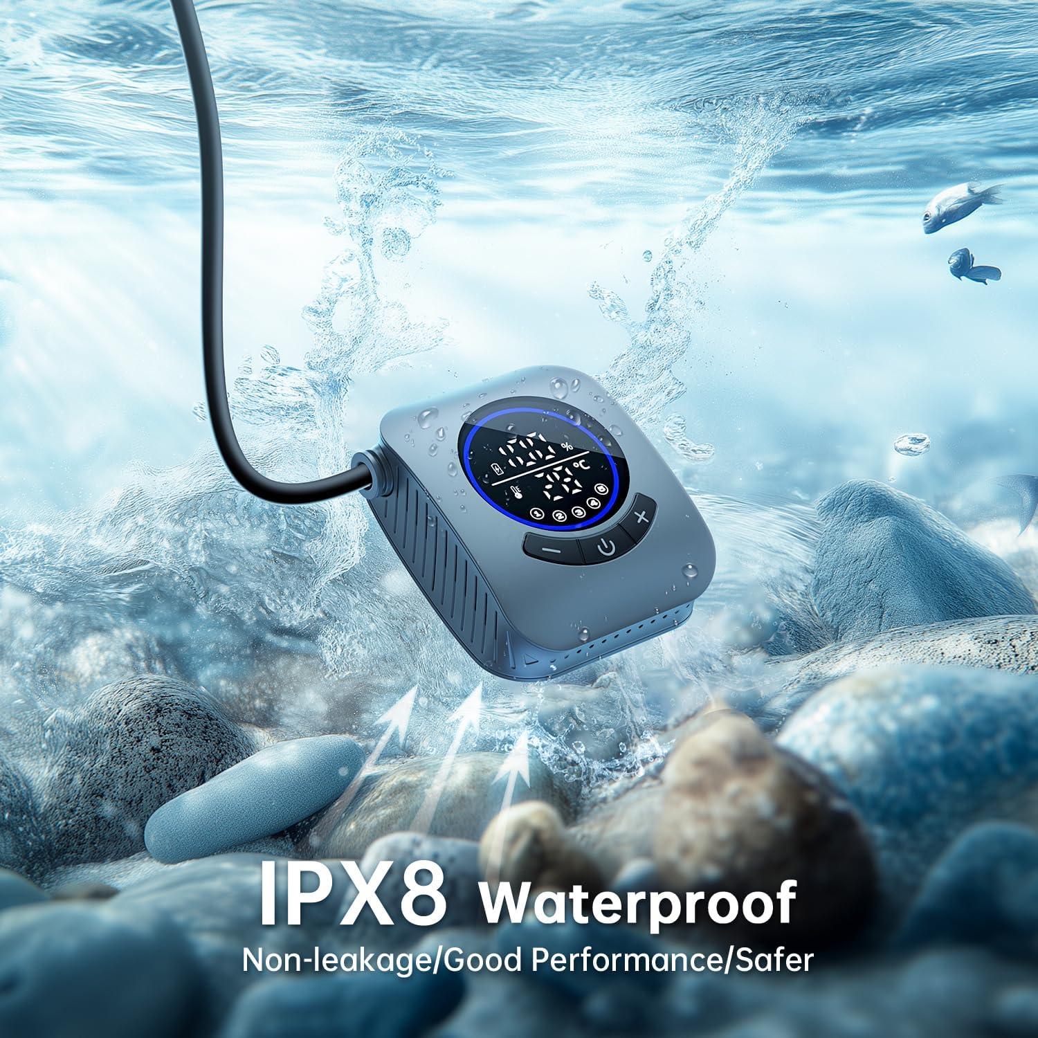 Ducha Portátil IGRL A2501 8000mAh 6L/min 4 Modos