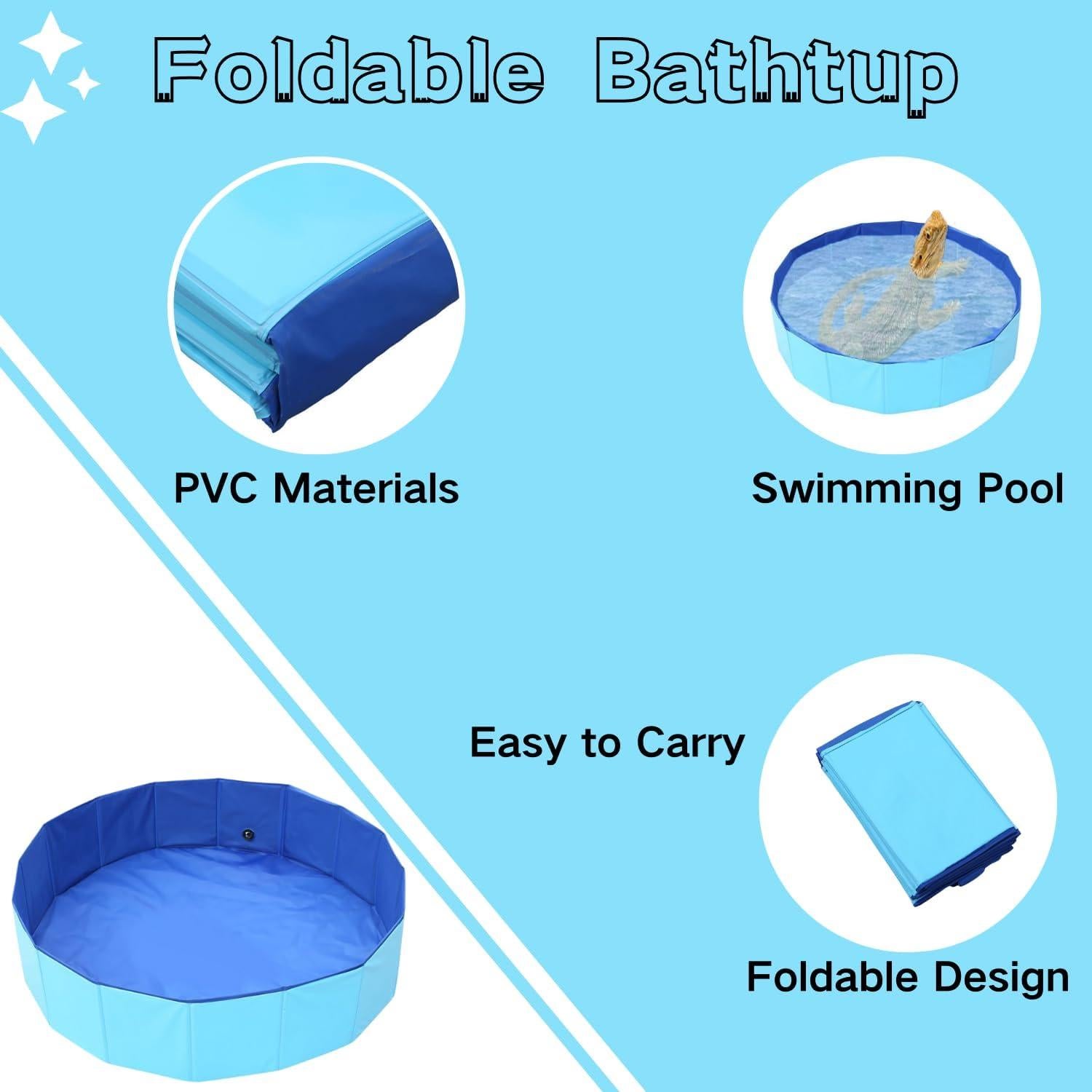 Bańera Plegable TTMIMIK para Dragones Barbados 30x10cm