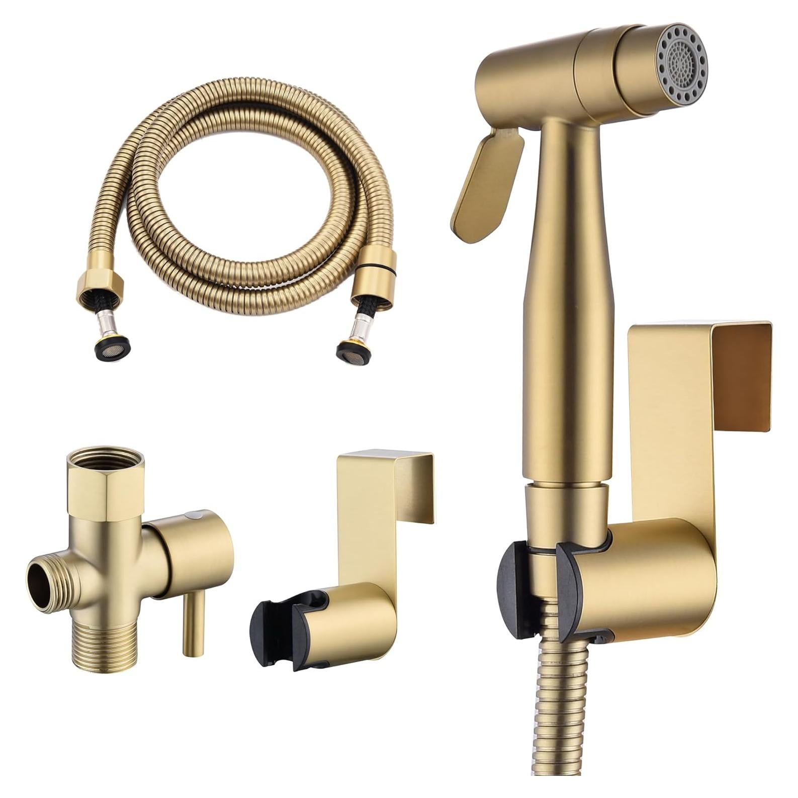 Rociador de Bidet Senhozi Acero Inoxidable Dorado 119 cm