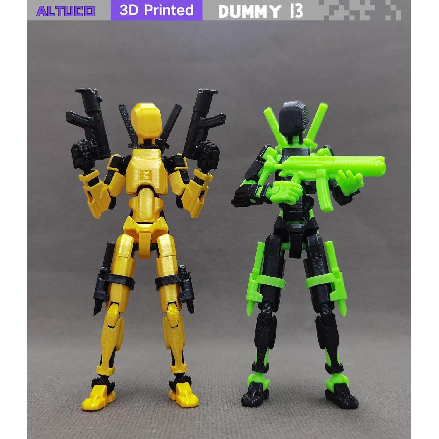 Figura de acción T13 Dorada con accesorios - Lucky 13 Toys