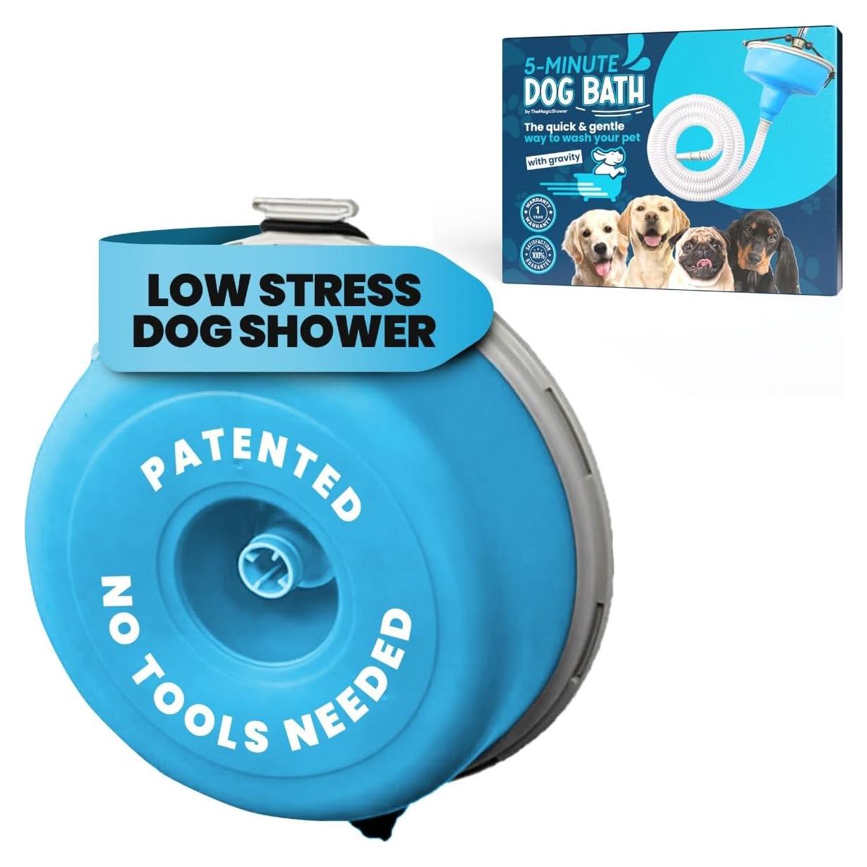 Accesorio de Ducha para Perros TheMagicShower Azul