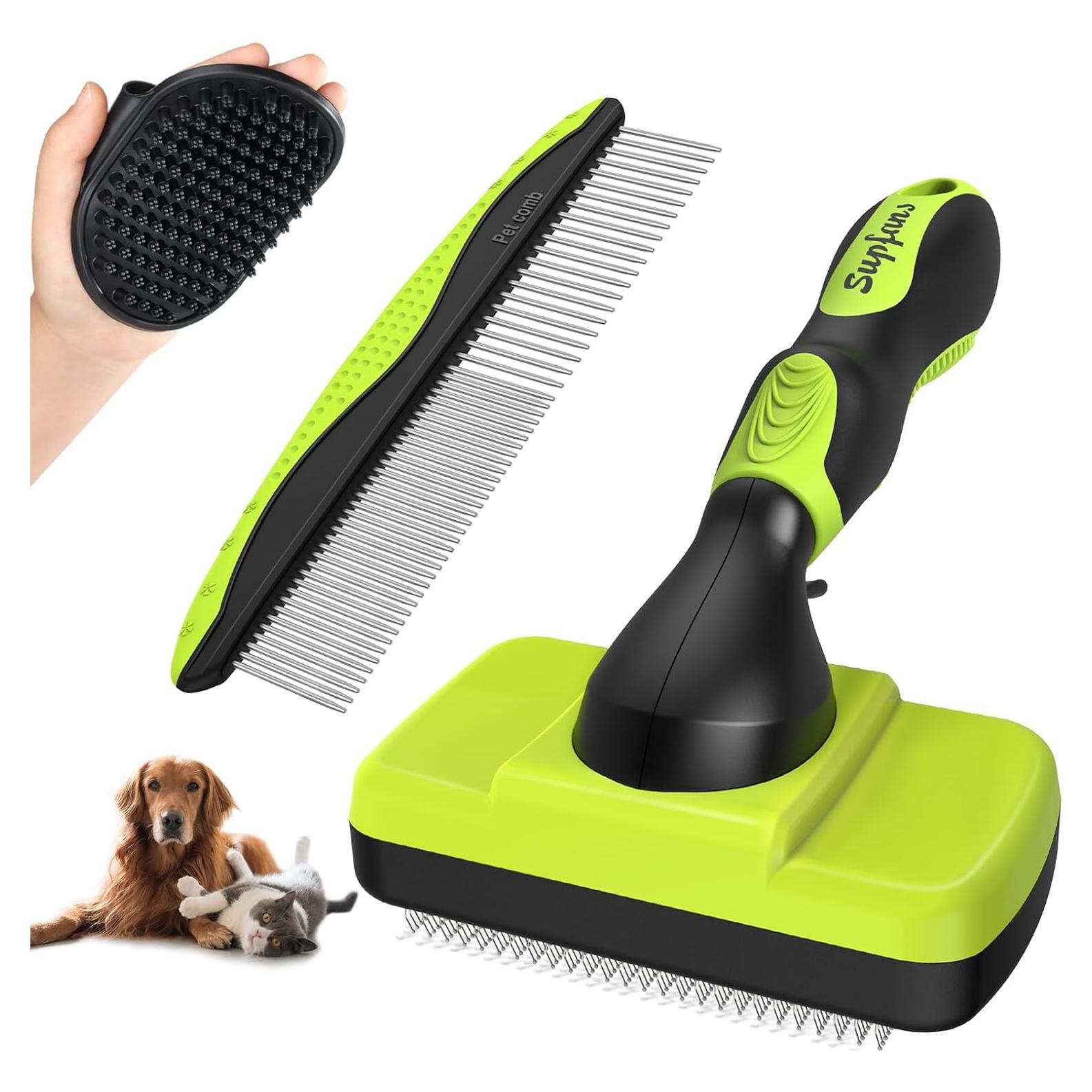 Kit de Aseo para Perros KYHSC 3 Piezas Verde Negro