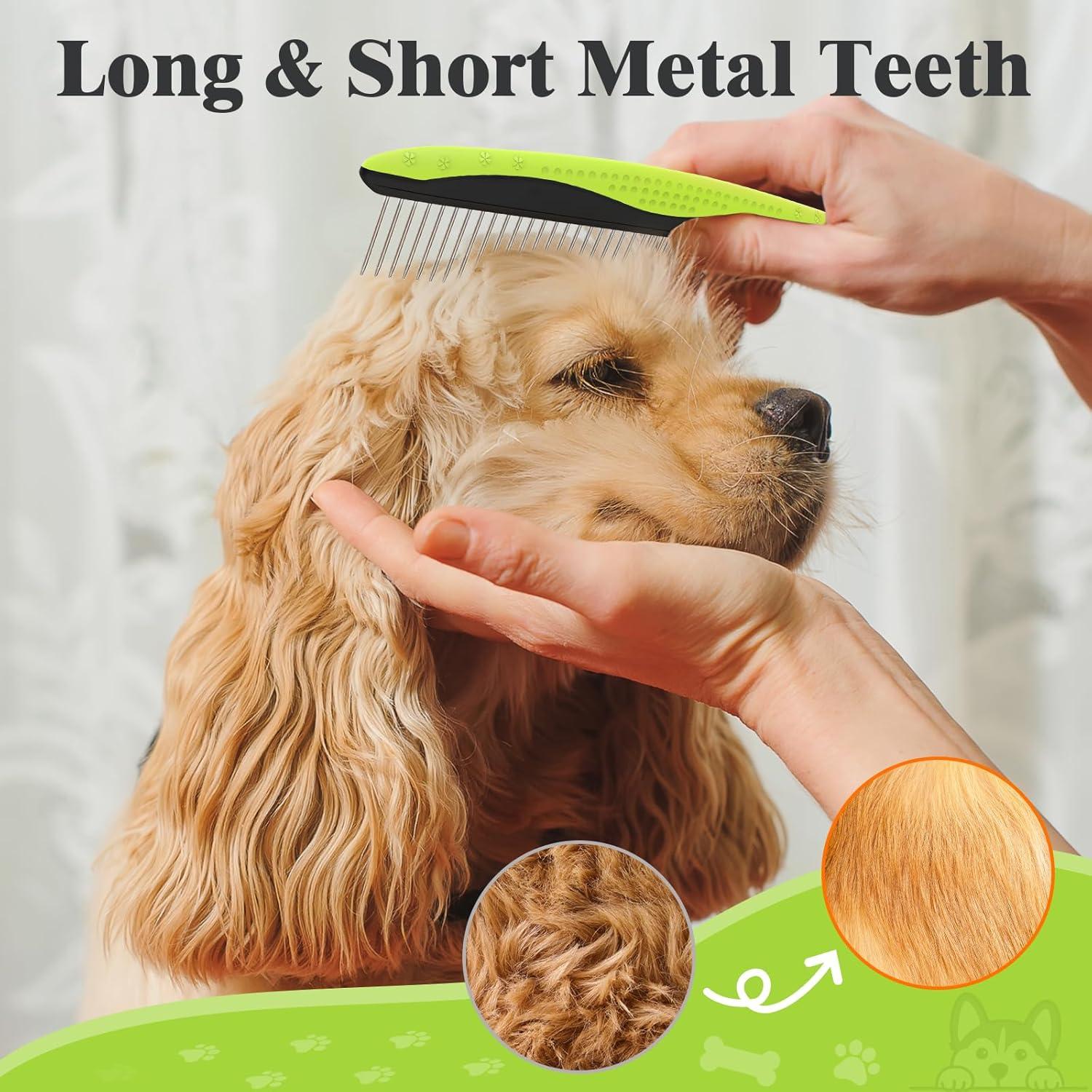 Kit de Aseo para Perros KYHSC 3 Piezas Verde Negro