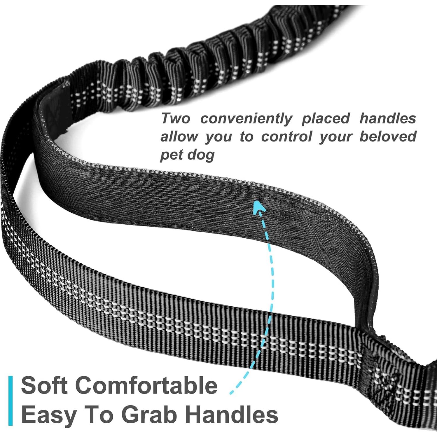 Correa para Perros Manos Libres Laqibak Ajustable 1.28-2.03m