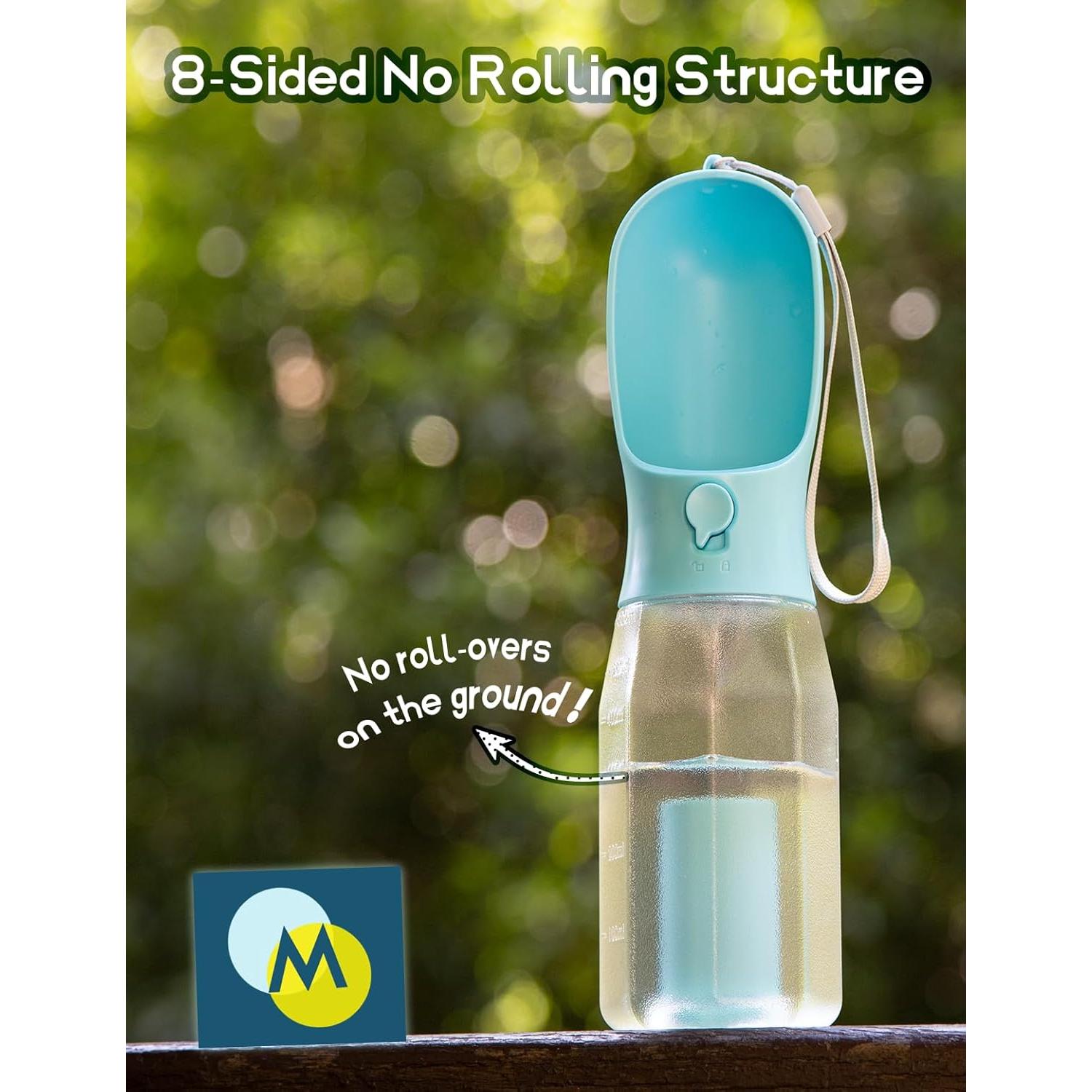 Botella de Agua para Perros Wenzhou 20oz Azul 3 en 1