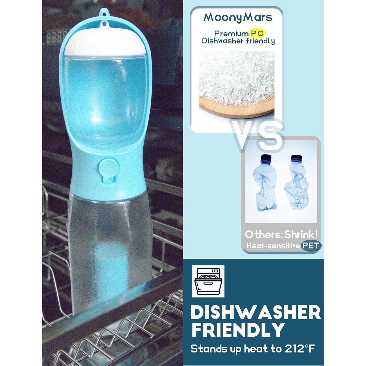 Botella de Agua para Perros Wenzhou 20oz Azul 3 en 1