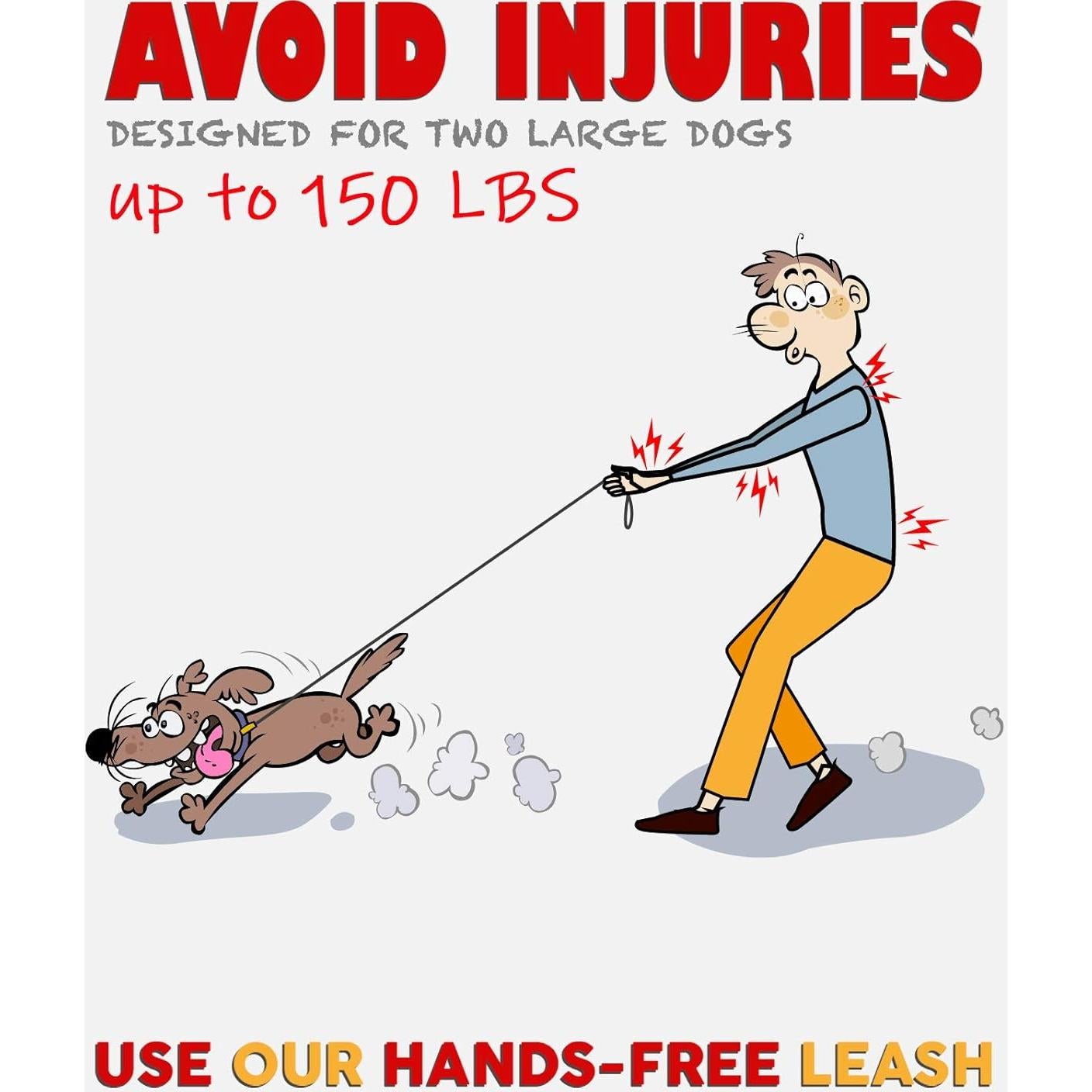 Correa Doble para Dos Perros Grandes Pet Dreamland