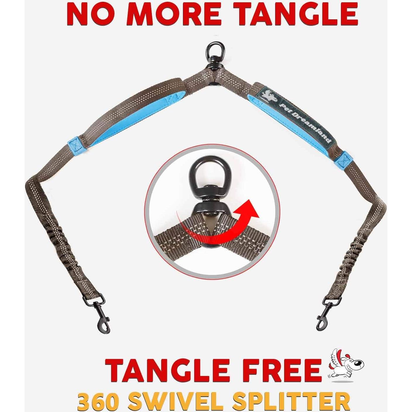 Correa Doble para Dos Perros Grandes Pet Dreamland