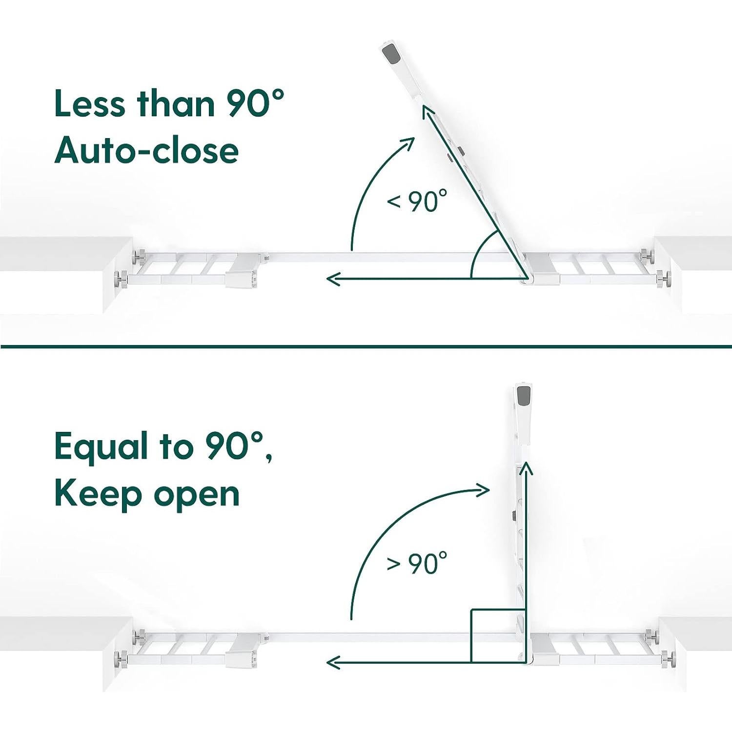 Puerta de Seguridad BABELIO 91 cm Alta 73-122 cm Ancha