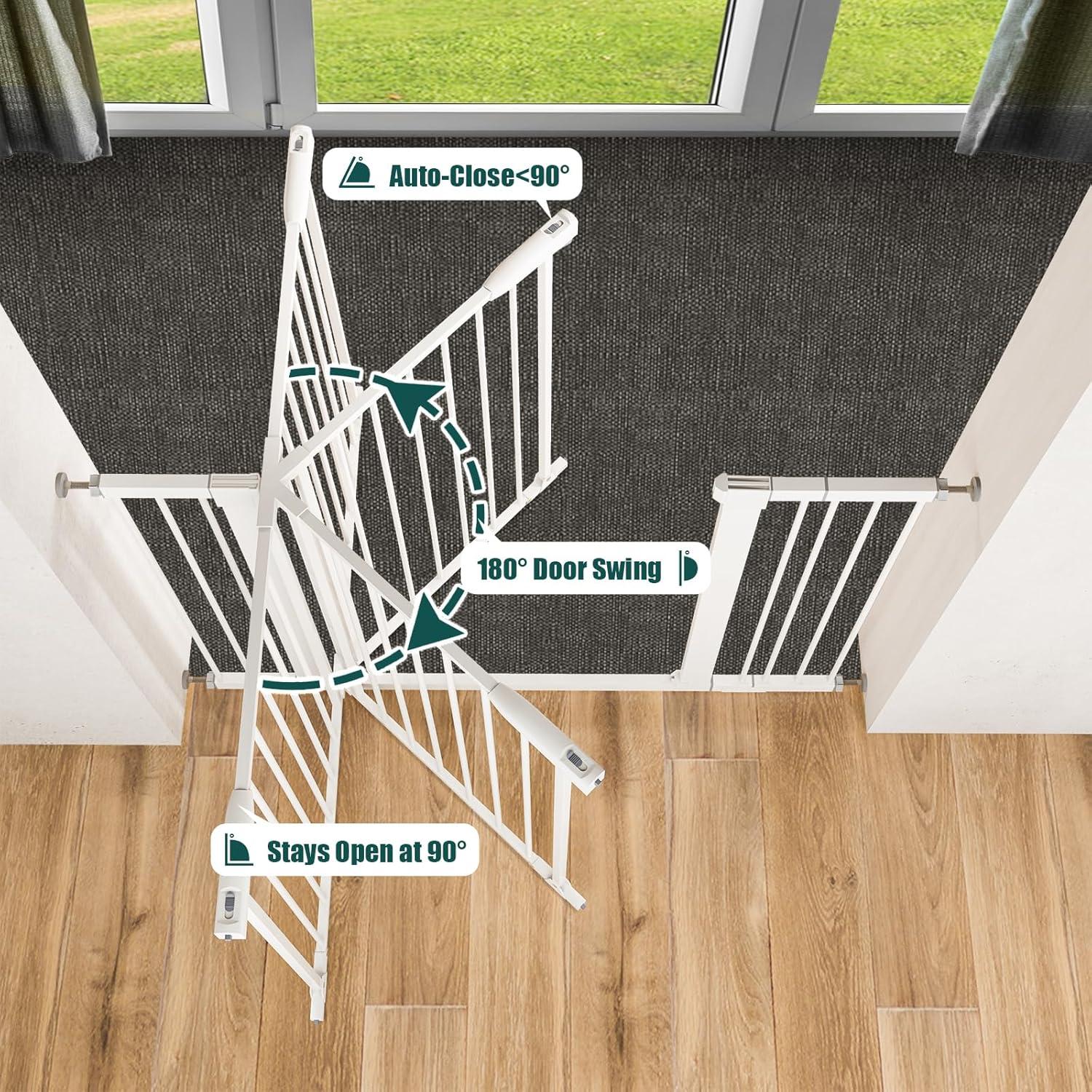 Puerta para Bebés Keny 76,2 cm Alta Ajustable 29.7-116,8 cm