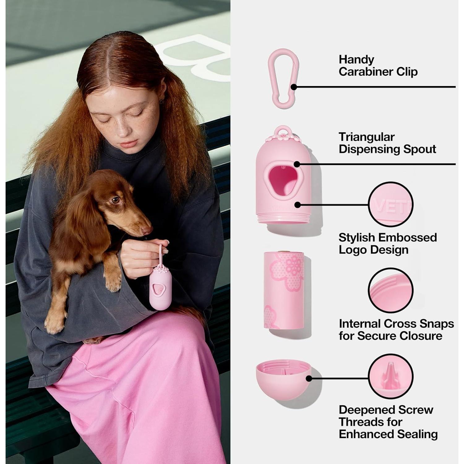 Dispensador de bolsas para excremento Vetreska 225 bolsas