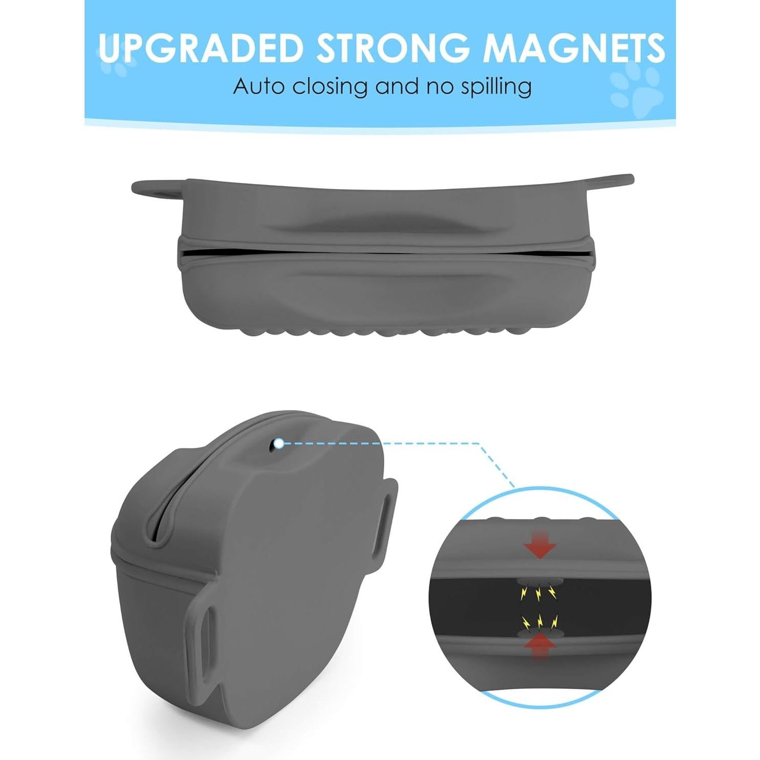 Bolsa de golosinas para perros Gobeigo con clicker 1.67 tazas