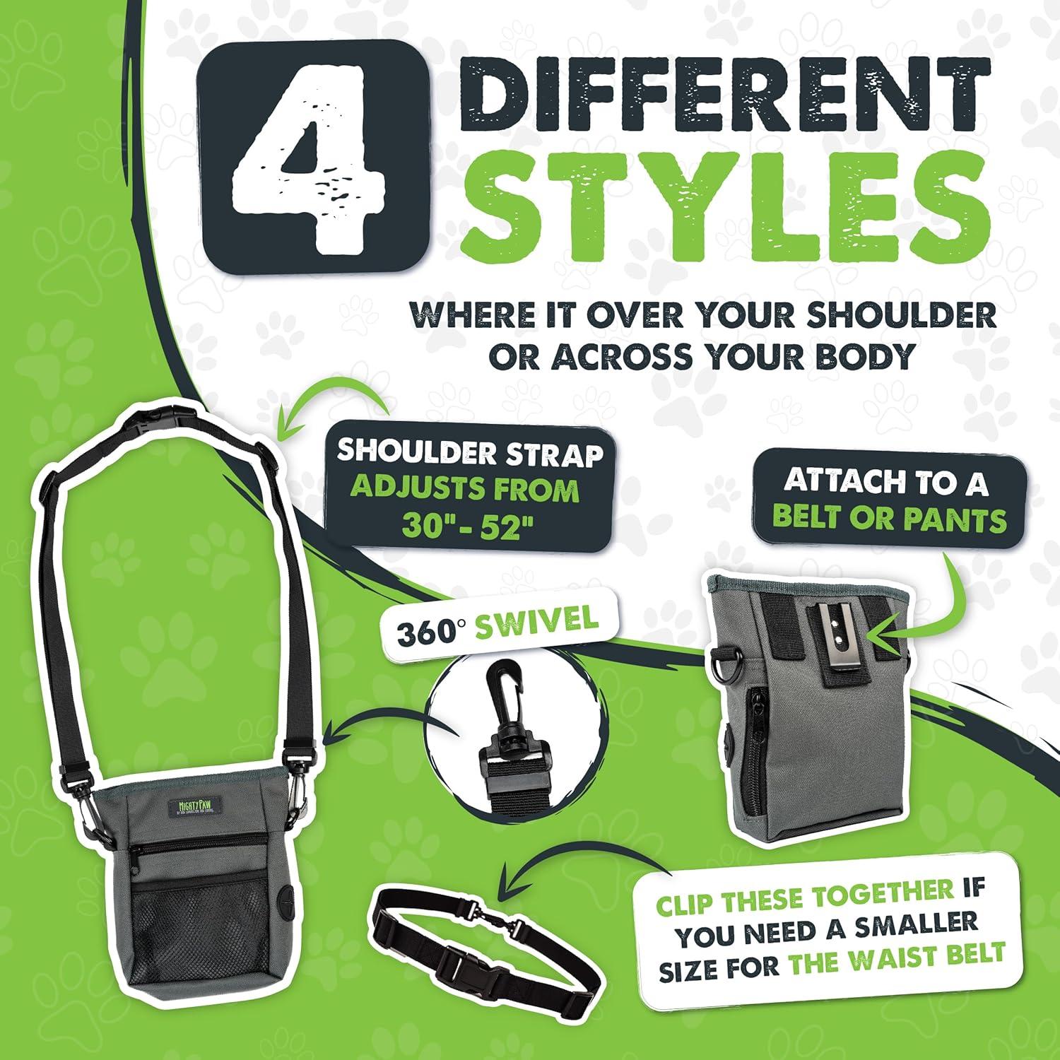 Bolsa de Golosinas para Perros Mighty Paw - Cierre Magnético