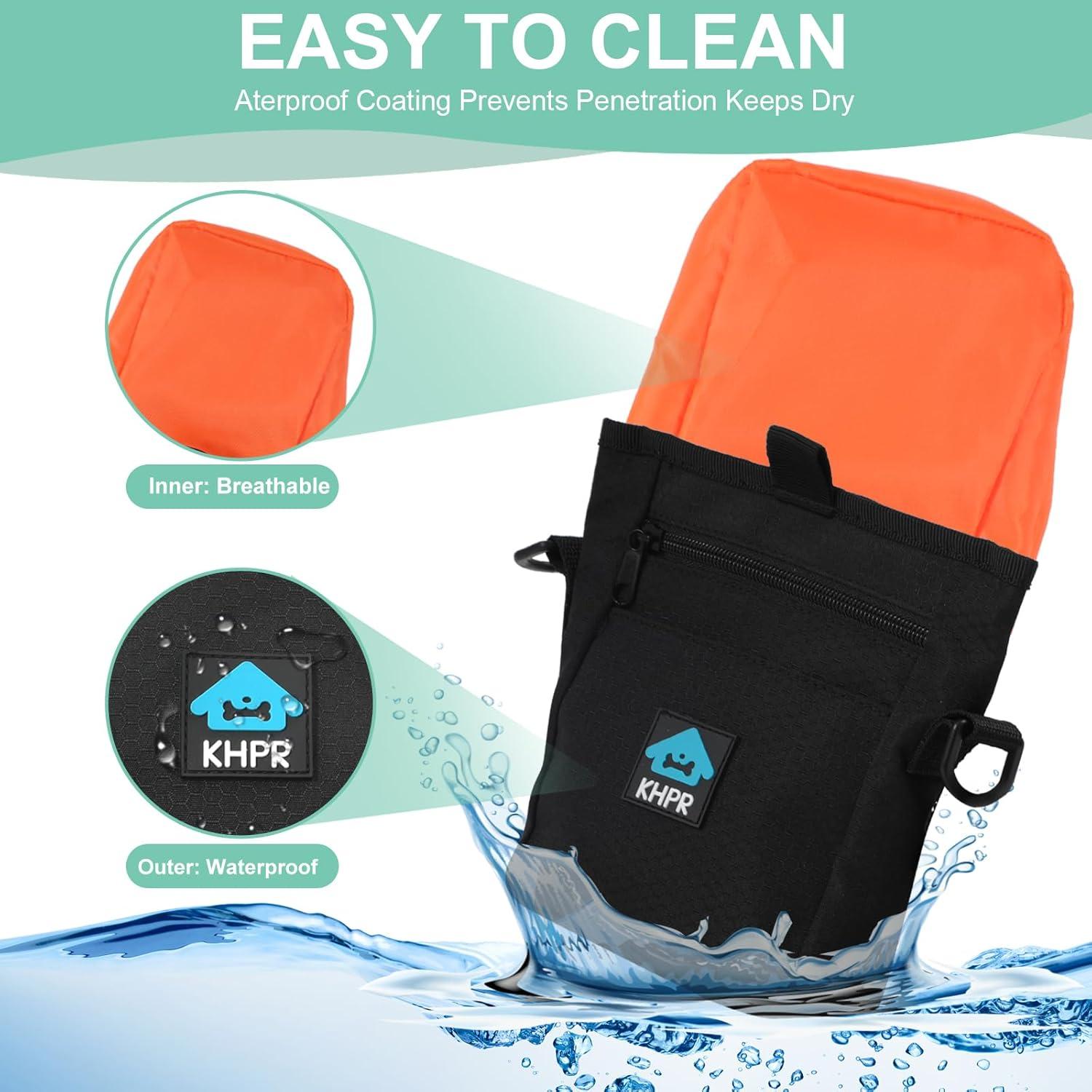 Bolsa de golosinas para perros KHPR con cierre magnético