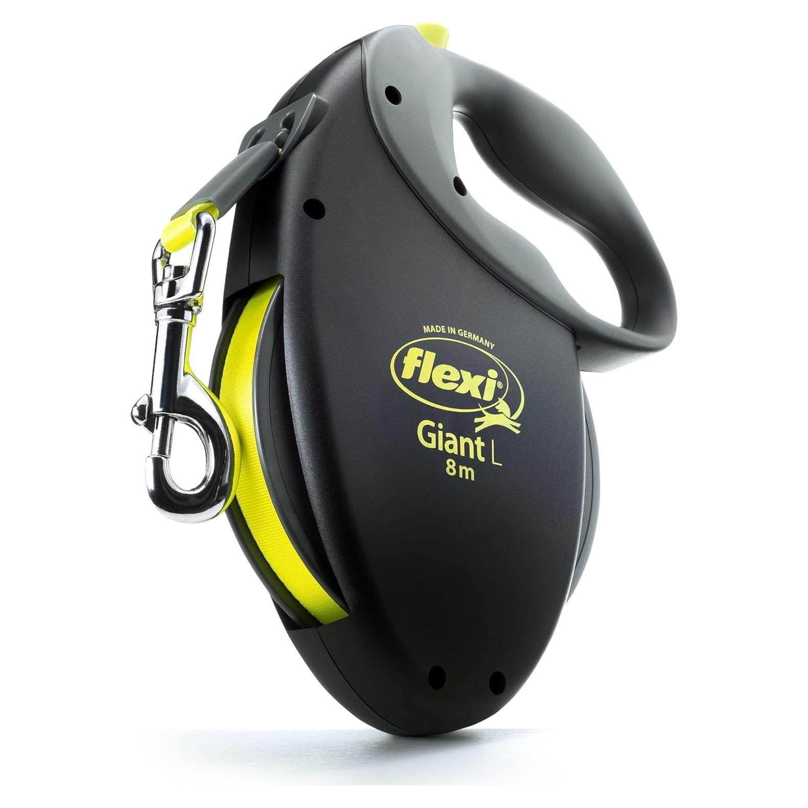 Correa Retráctil para Perros Grandes Flexi 26 pies Negra