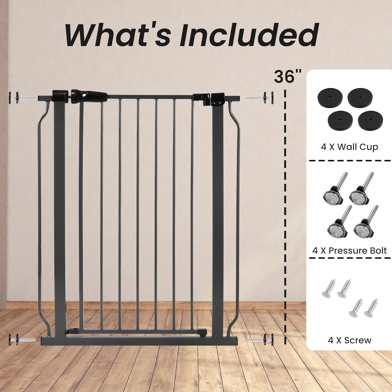 Puerta de Seguridad BalanceFrom para Bebés y Mascotas 30"