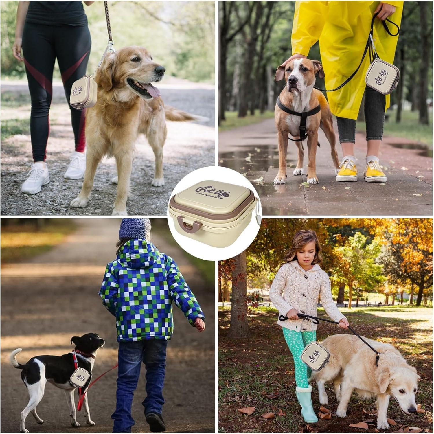 Cuenco Plegable para Perros Cermug 2 en 1 Portátil 14x13 cm