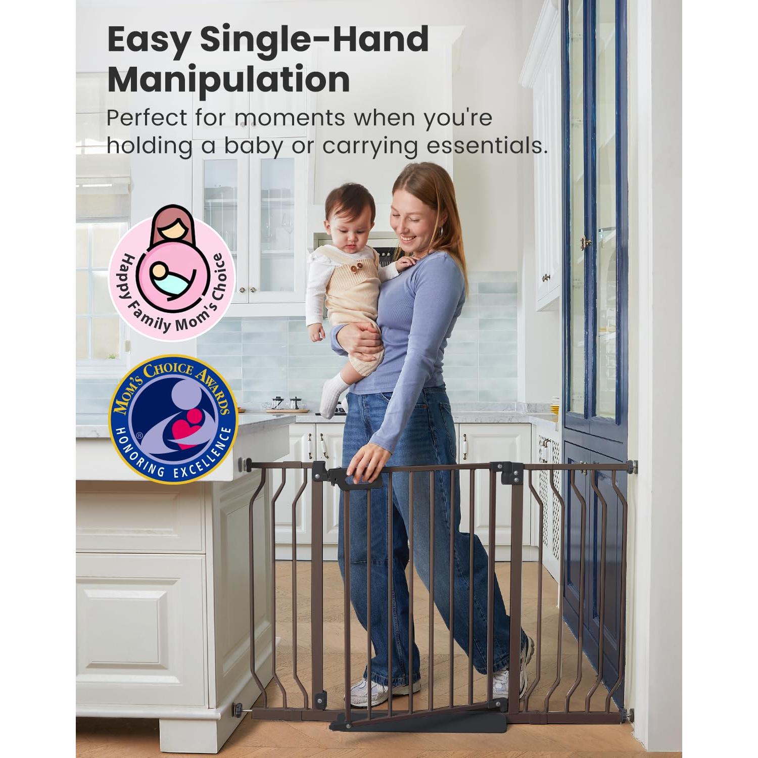 Puerta para Bebés GROWNSY 29-43 Pulgadas Automática