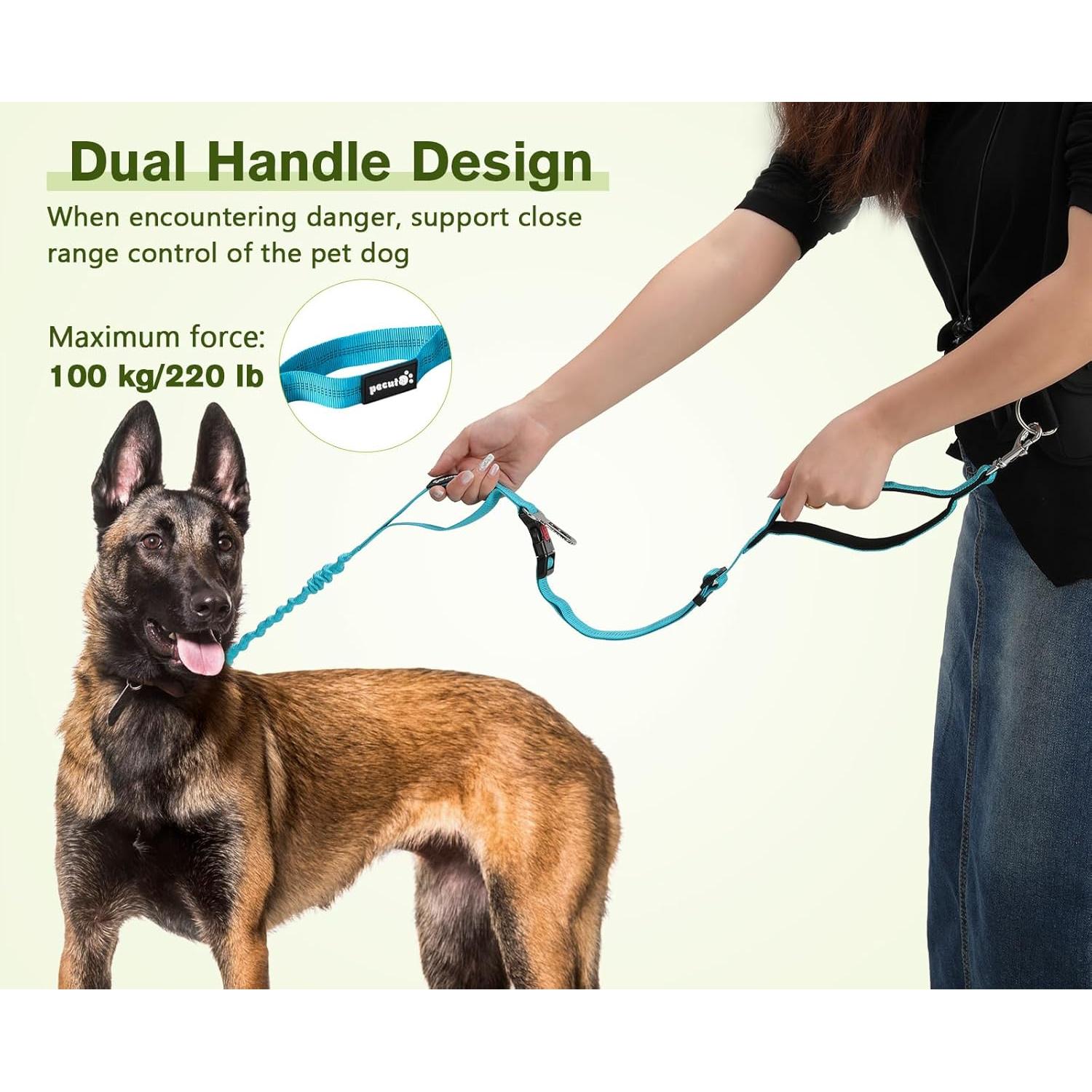 Correa para Perros Pecute Manos Libres con Cinturón Ajustable