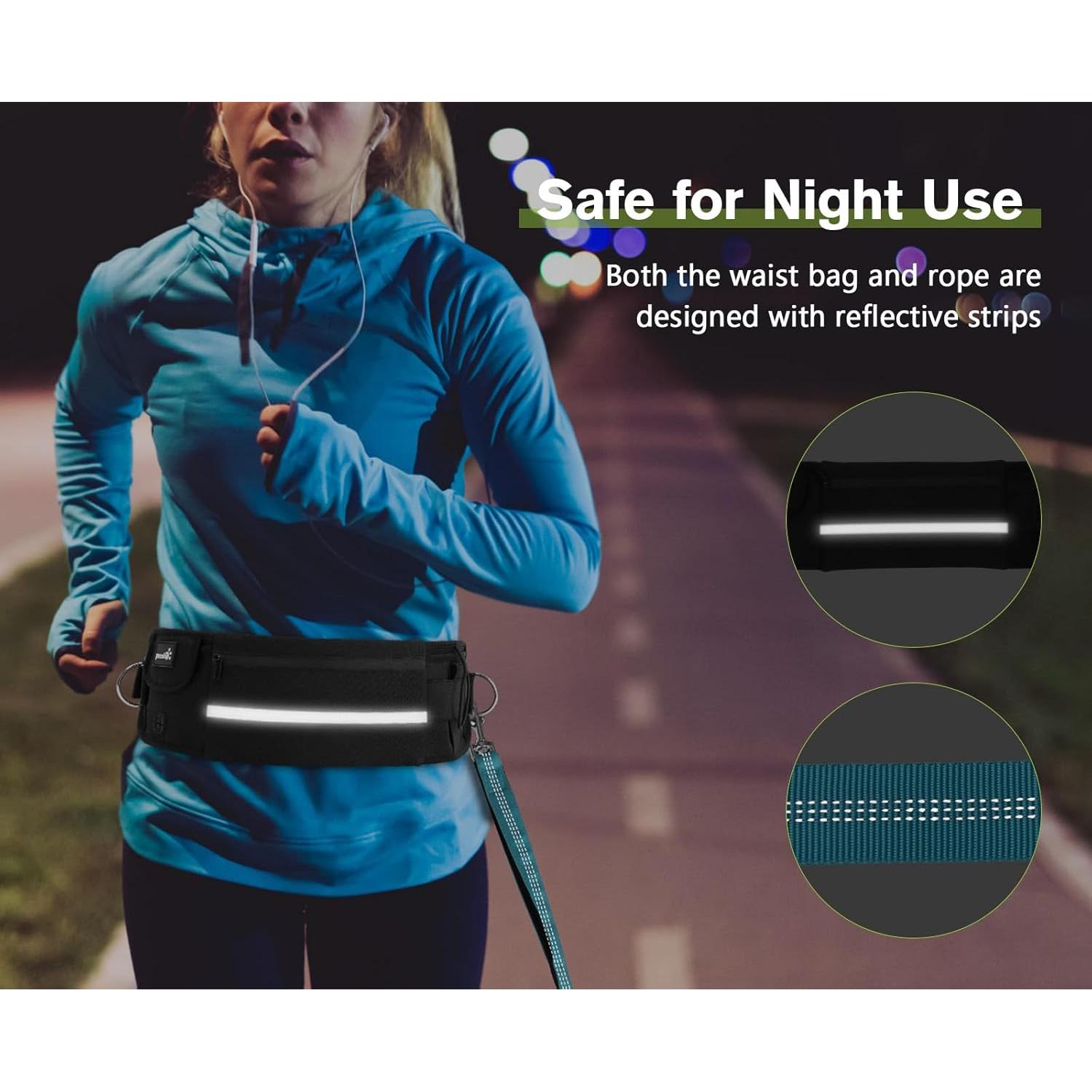 Correa para Perros Pecute Manos Libres con Cinturón Ajustable