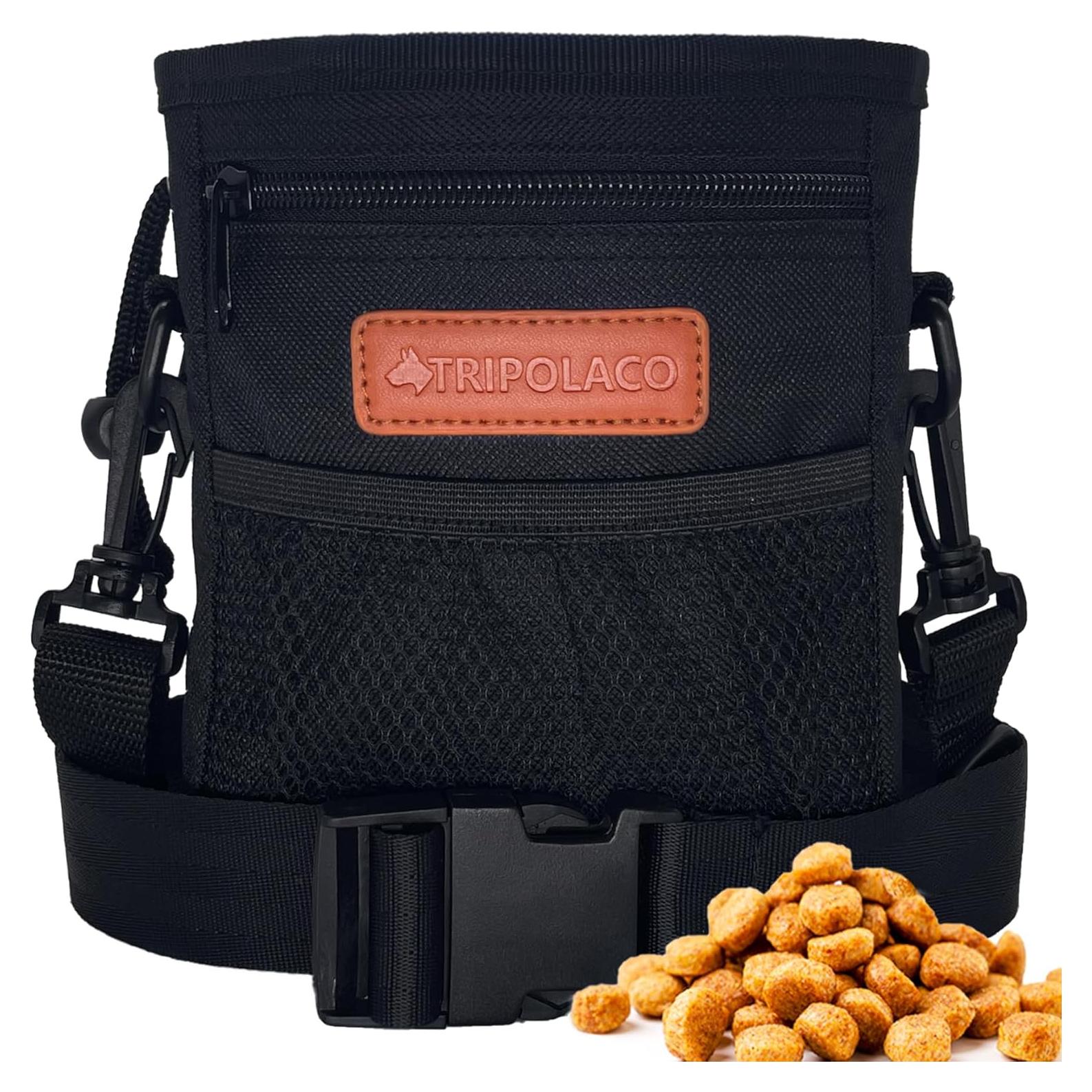 Bolsa de Golosinas para Perros TRIPOLACO Negra 18x6.4cm